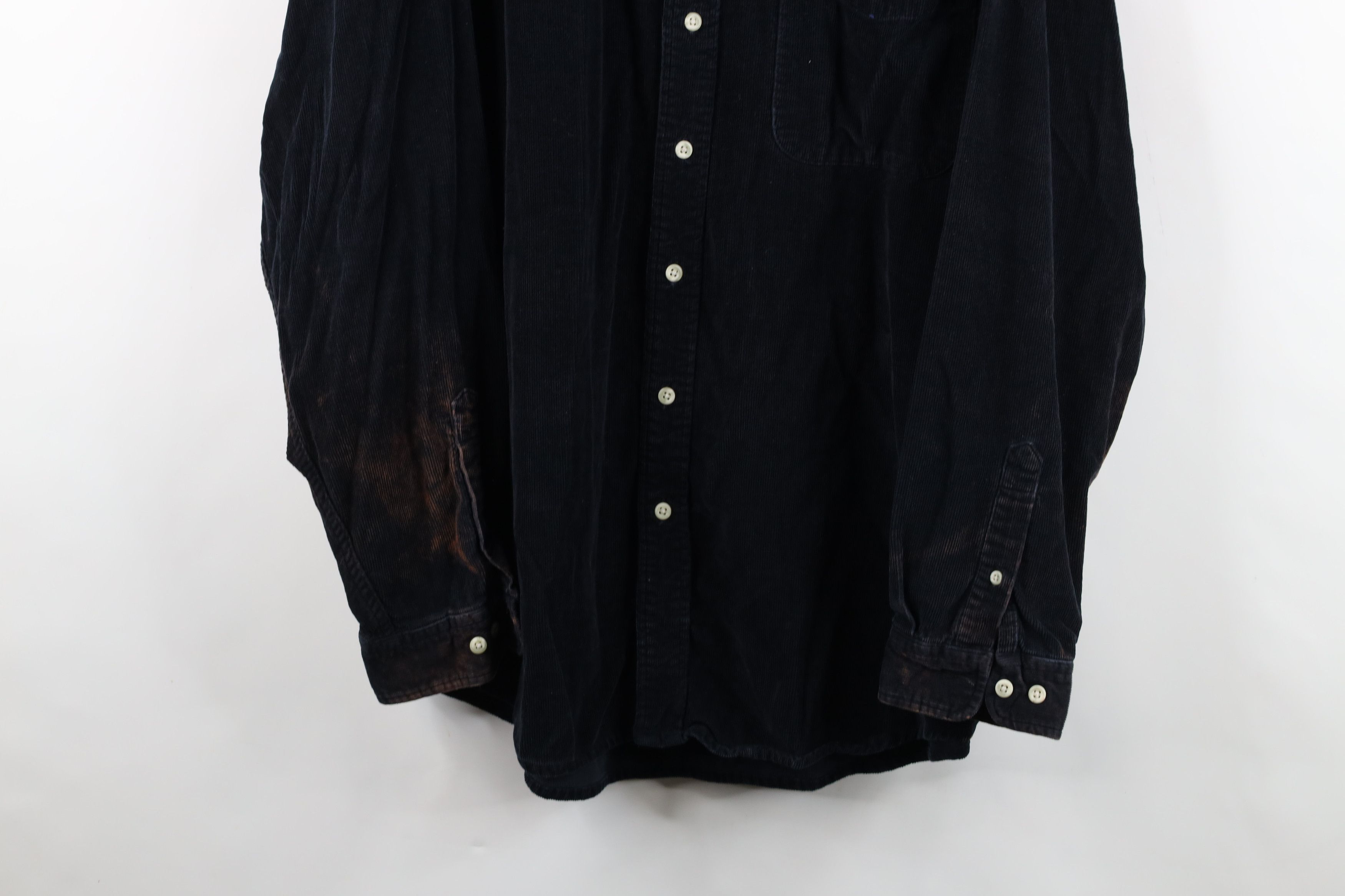 Eddie Bauer Vintage 90s Eddie Bauer Corduroy Collared Button Down Shirt Size US XL / EU 56 / 4 - 3 Thumbnail