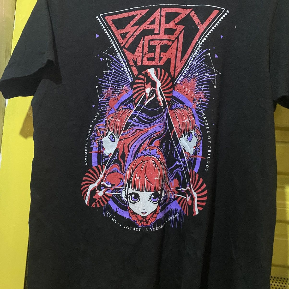 Band Tees × Japanese Brand 2015 Baby Metal Tour tee Size US L / EU 52-54 / 3 - 2 Thumbnail