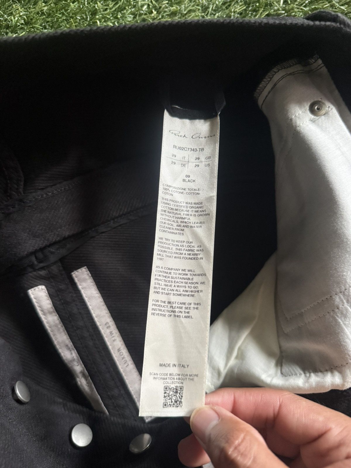 Rick Owens Rick Owens Bolan Banana Cut Size US 29 - 7 Thumbnail