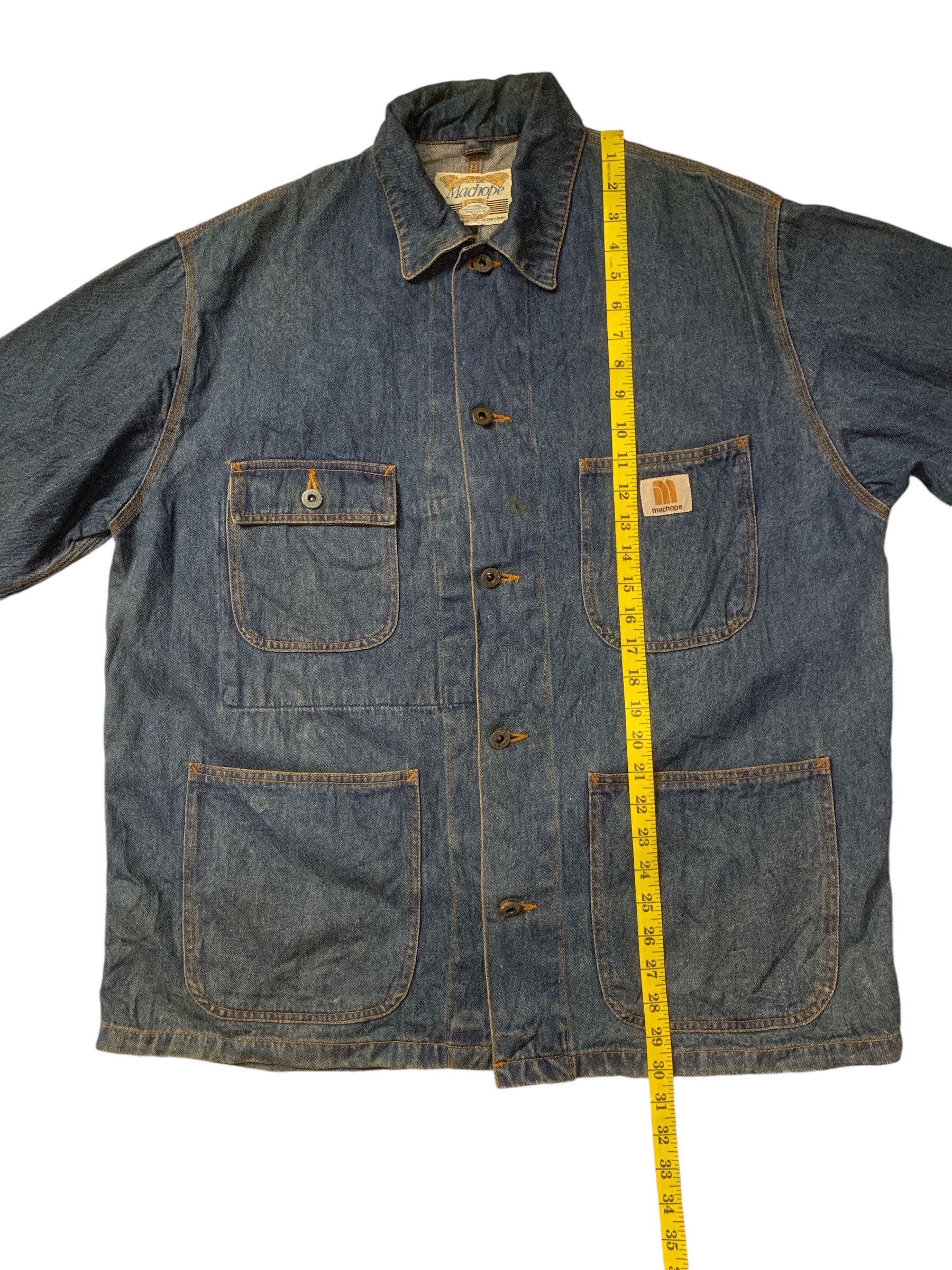 Japanese Brand Rare Design Vintage Machope Chore Denim Jackets Size US L / EU 52-54 / 3 - 10 Thumbnail
