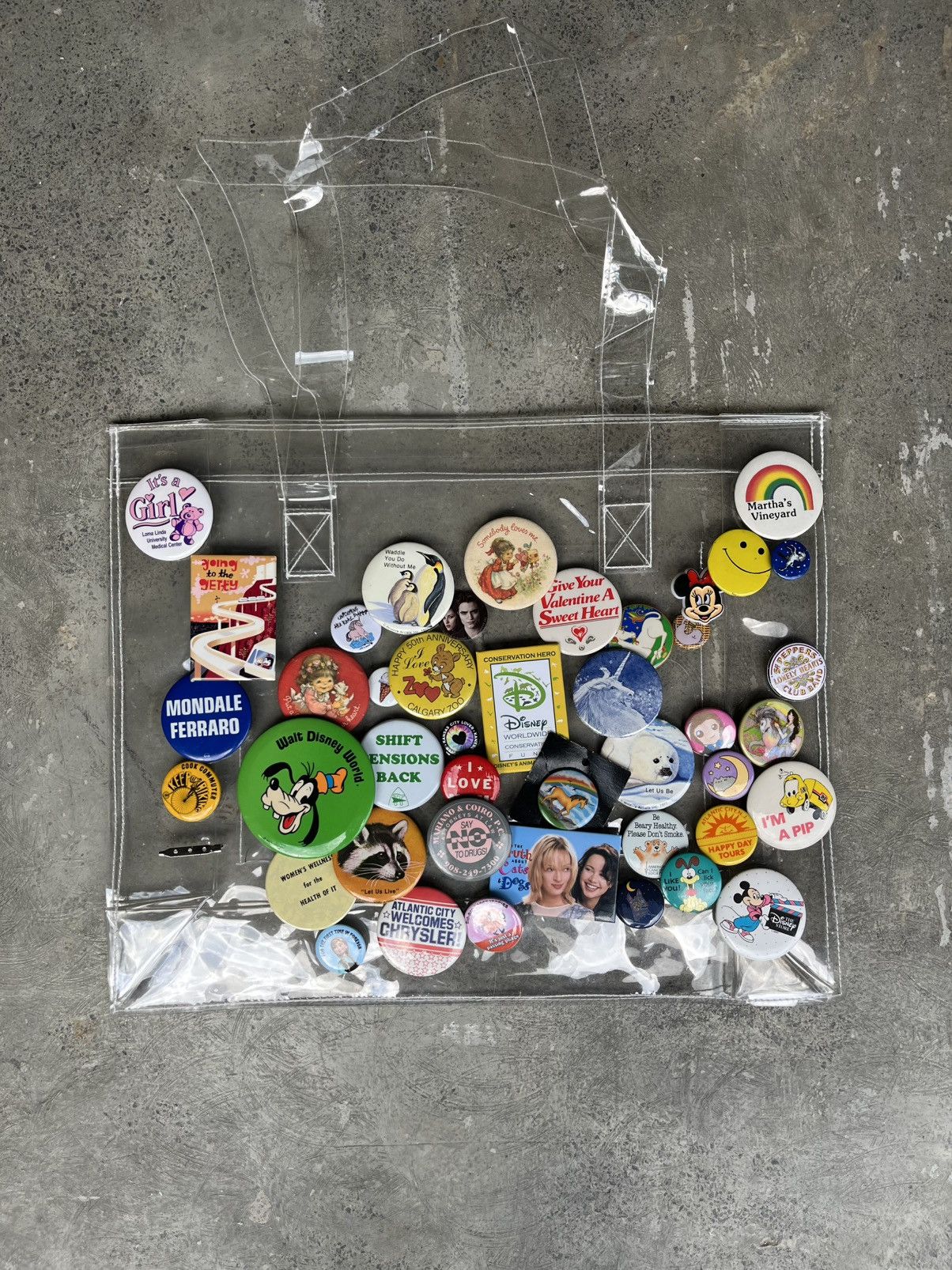 Other 1 of 1 unknown archive x permission only pin tote bag Size ONE SIZE - 1 Thumbnail