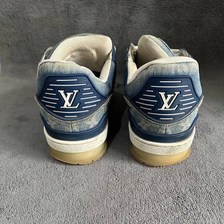 Louis Vuitton Louis Vuitton Denim Trainer Sneakers for Men -2508 Size US 9 / EU 42 - 2 Thumbnail
