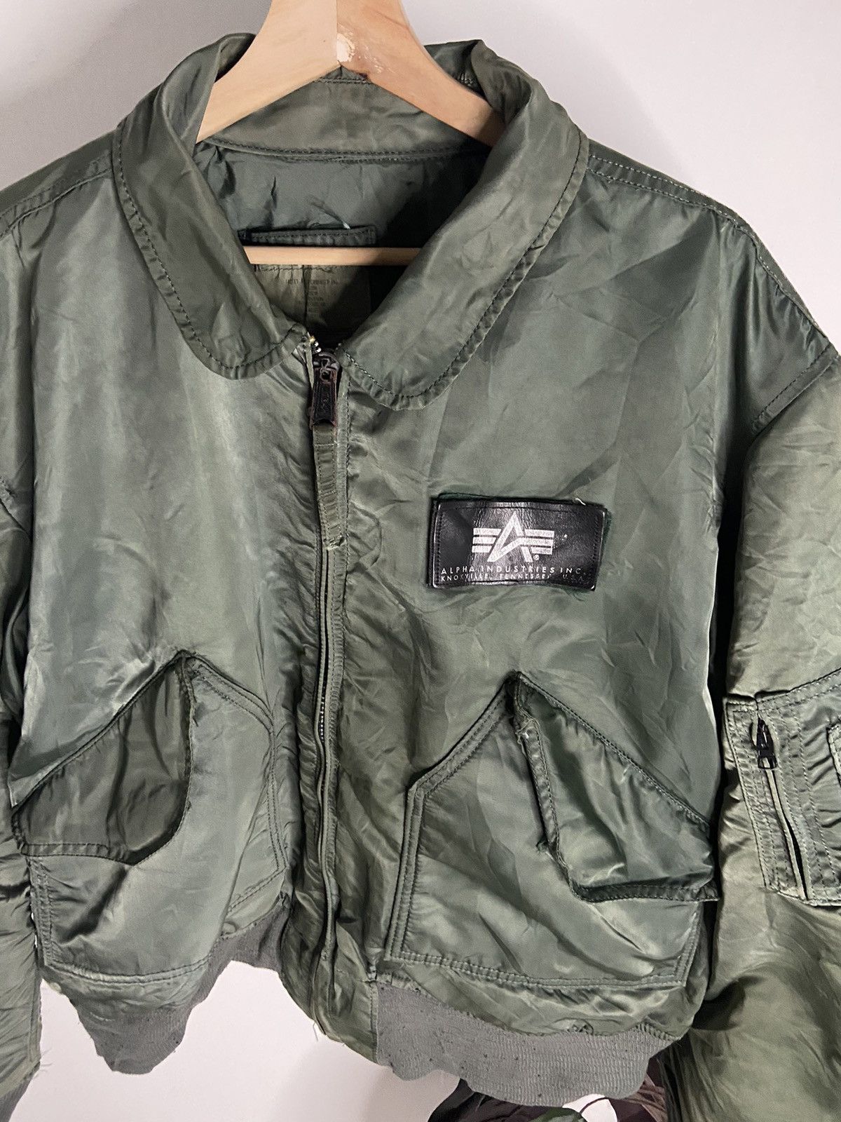 Alpha Industries × Vintage VINTAGE ALPHA INDUSTRIES JACKET 😊❤️ Size US XL / EU 56 / 4 - 3 Thumbnail