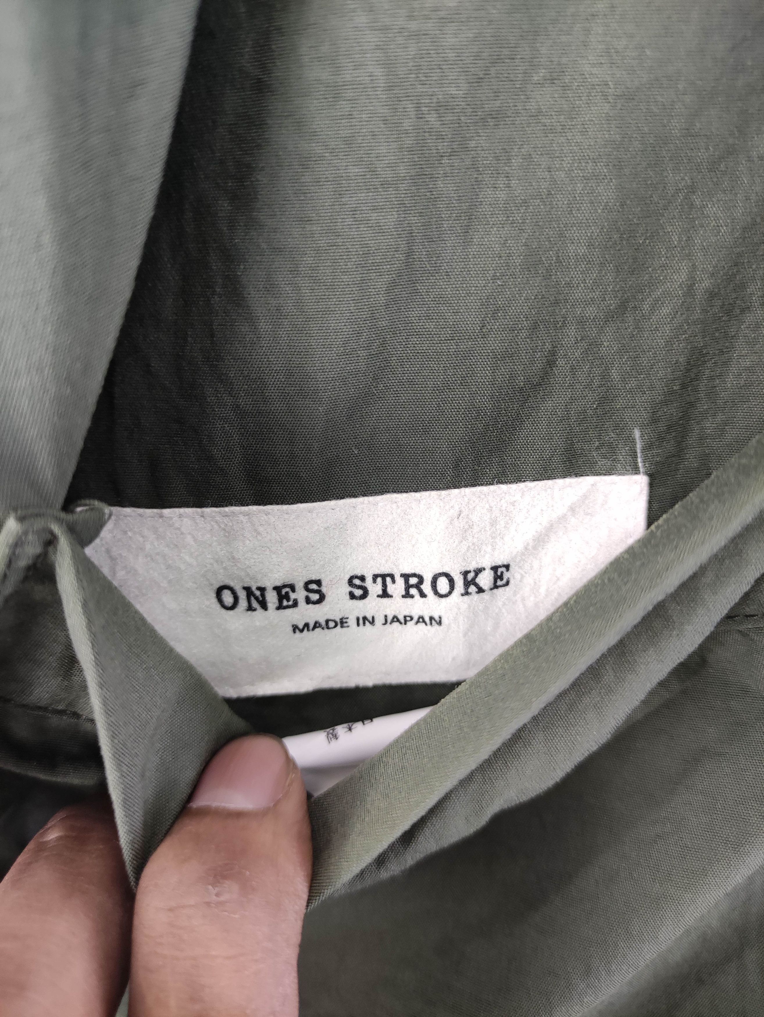 ONES STROKE Vintage Ones Stroke Reversible Hoodie Jacket Button Up Size US XL / EU 56 / 4 - 2 Thumbnail