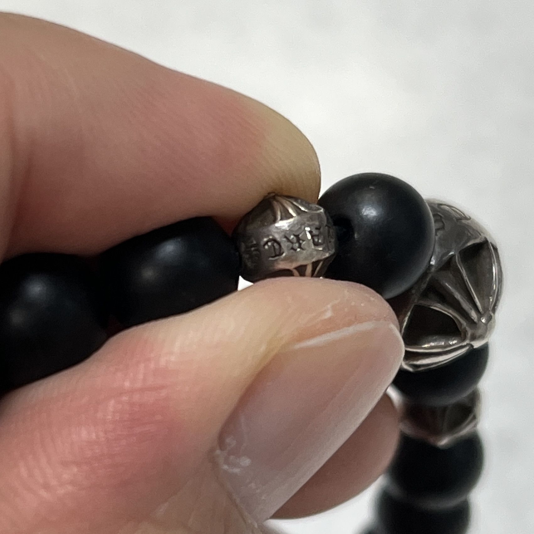 Chrome Hearts Chrome Hearts 71 BEAD Onyx Beads Bracelet 6mm Size ONE SIZE - 12 Thumbnail