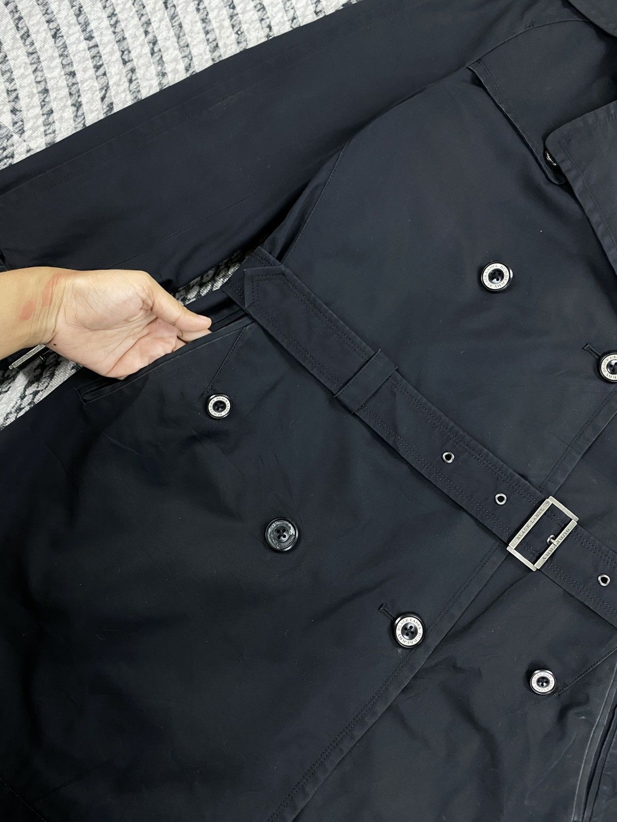 Burberry 🔥Burberry Black Label Trench Coat Belted Jacket Size US M / EU 48-50 / 2 - 9 Thumbnail