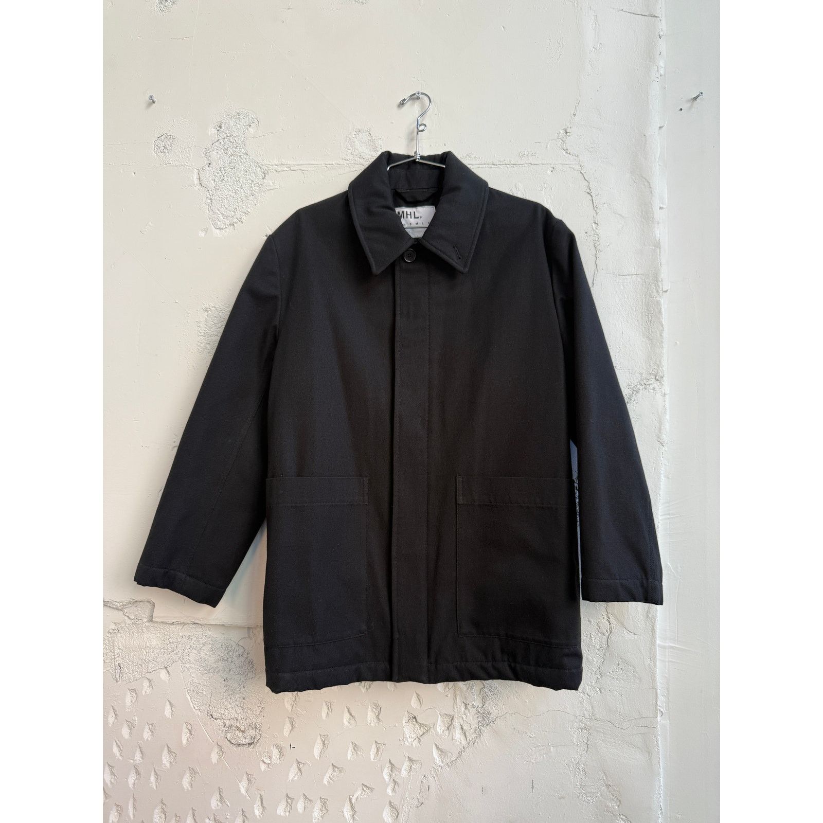 Margaret Howell Margaret Howell MHL Black Drill Cotton Blend Jacket Size US S / EU 44-46 / 1 - 1 Thumbnail