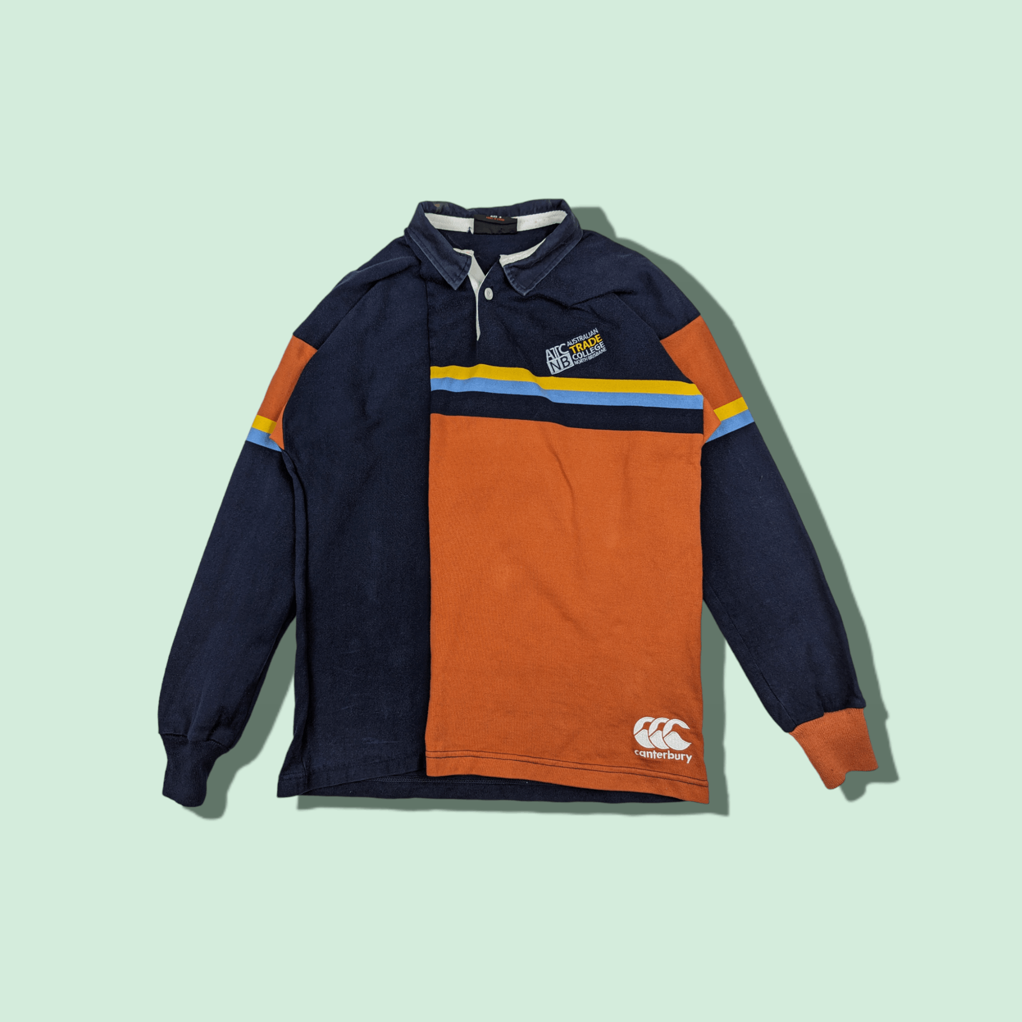 Canterbury of New Zealand Vtg CANTERBURY ATC Australia Trade College NB Rugby Jersey Size US S / EU 44-46 / 1 - 1 Thumbnail
