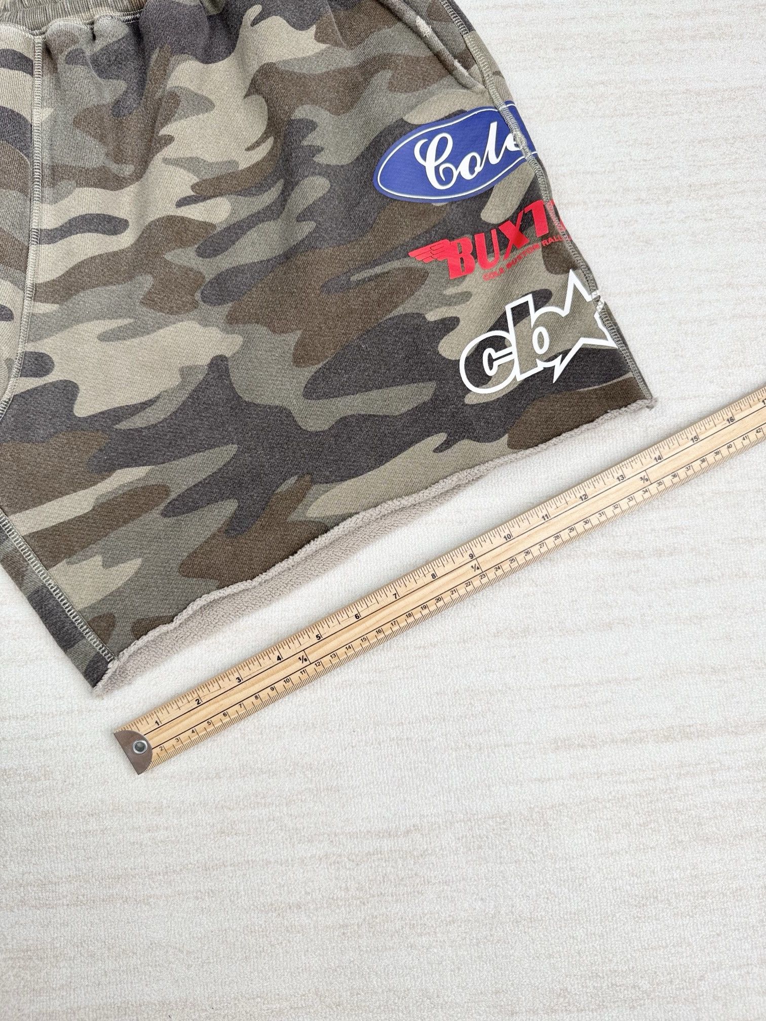 Cole Buxton camo sweat shorts M Size US 32 / EU 48 - 10 Thumbnail