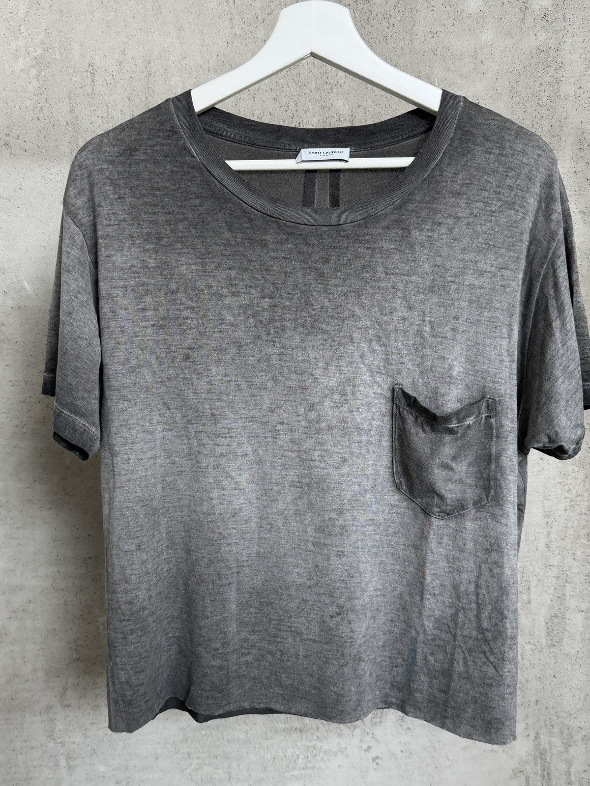 Saint Laurent Paris Saint Laurent by Hedi Slimane T-Shirt FW14 "Psycho Rock" Size US S / EU 44-46 / 1 - 1 Thumbnail