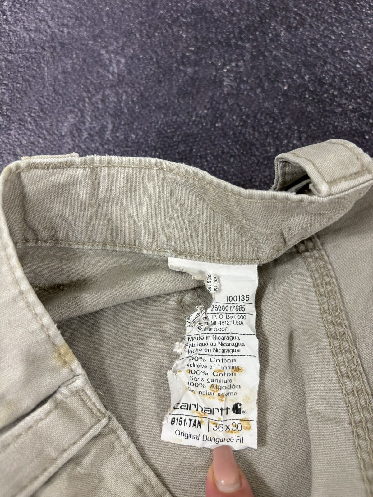 Carhartt Vintage Carhartt Dungaree Fit Y2K Hype Baggy Pants Size US 36 / EU 52 - 18 Thumbnail