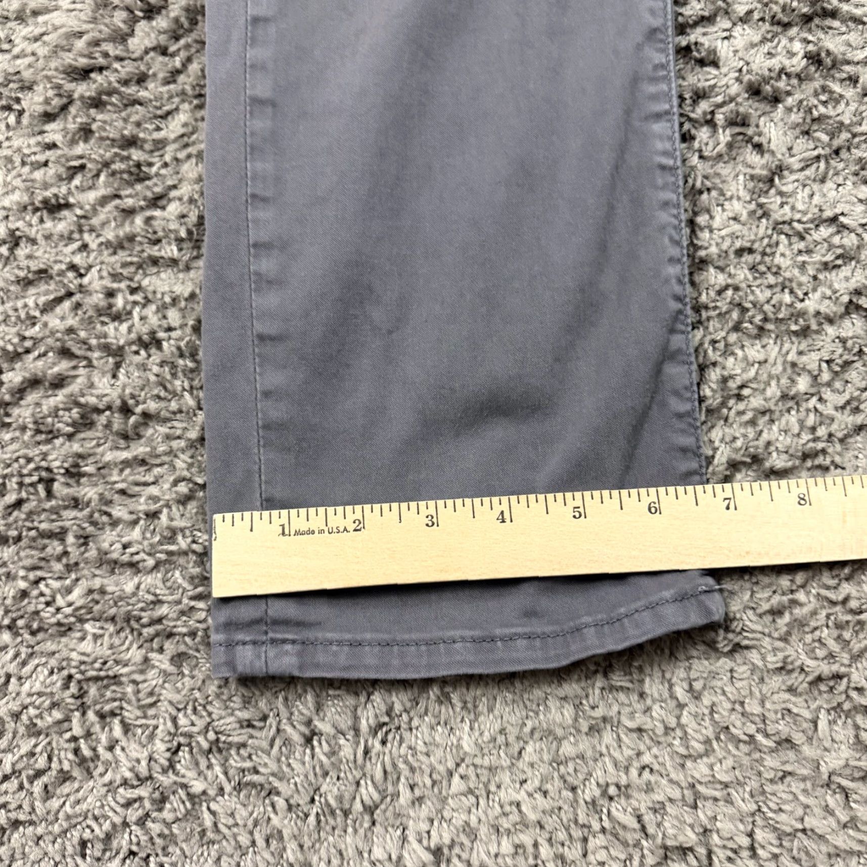 Mavi Mavi Pants Mens 33 Gray Slim Leg Stretch Chino 5 Pocket Jake Straight Stretch Casual Size US 33 - 7 Thumbnail