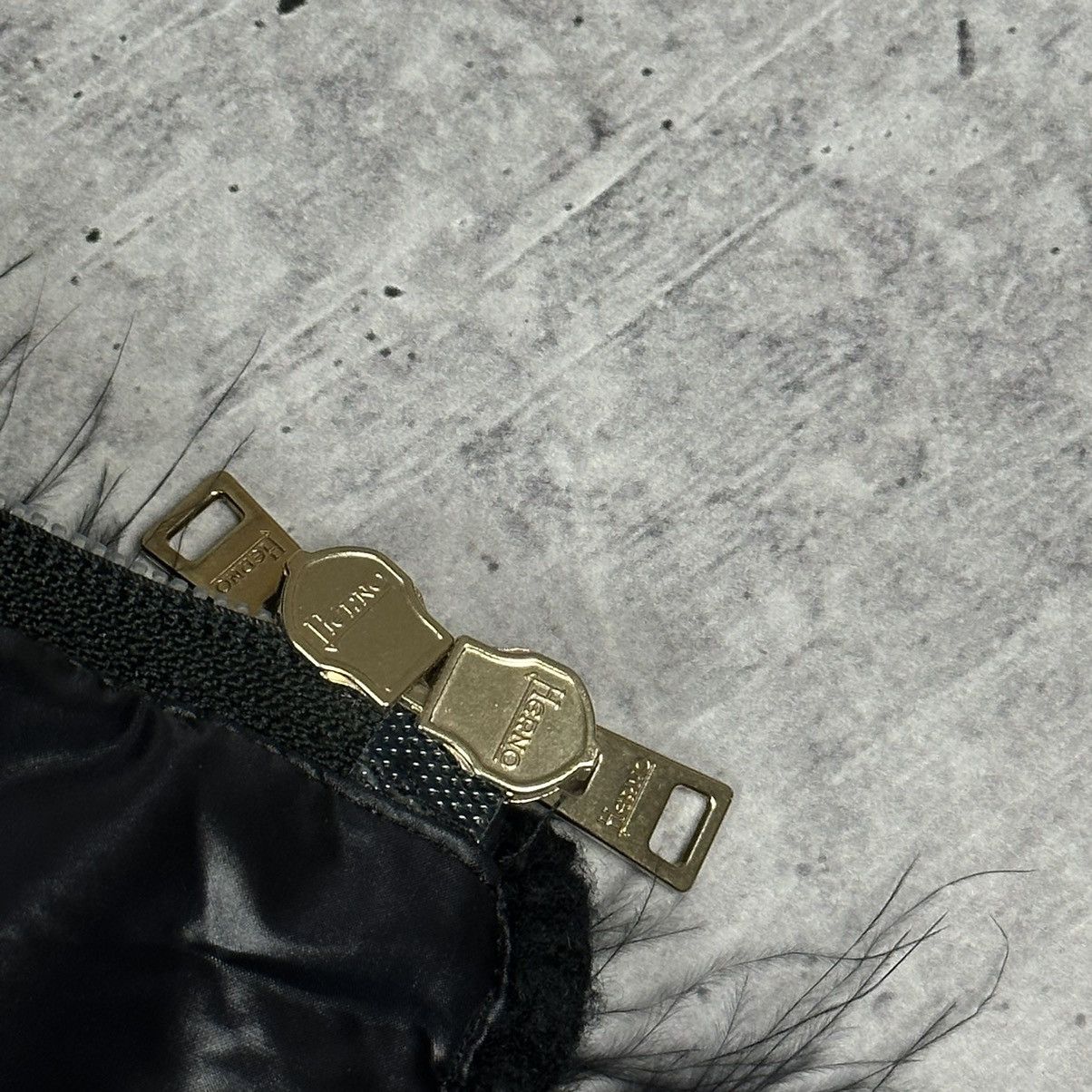 Designer × Herno HERNO Knitted Wool Down Jacket Feathers The Cuff Black Size M / US 6-8 / IT 42-44 - 19 Thumbnail