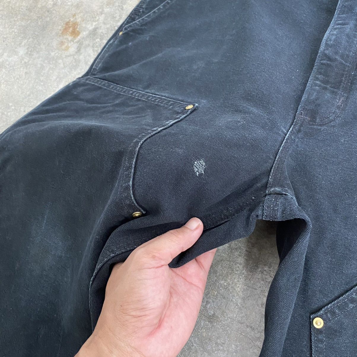 Carhartt Vintage Carhartt Double Knee Black Carpenter Work Pants Size US 41 - 9 Thumbnail