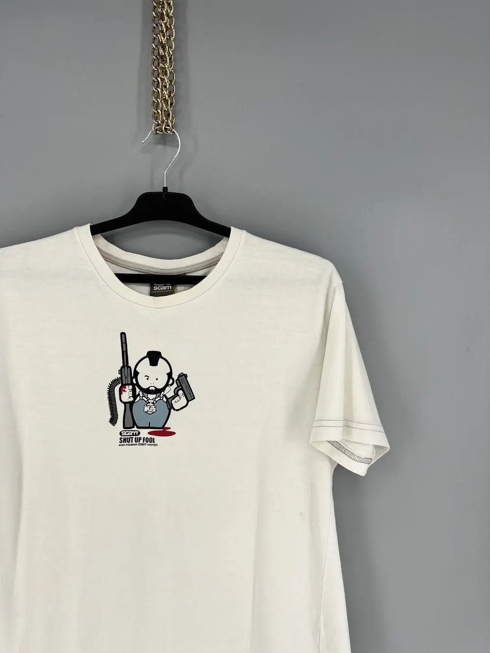 Other Vintage 06 Pulp Fiction Movie Cartoon by Scam Gangster TShir Size US XL / EU 56 / 4 - 5 Thumbnail