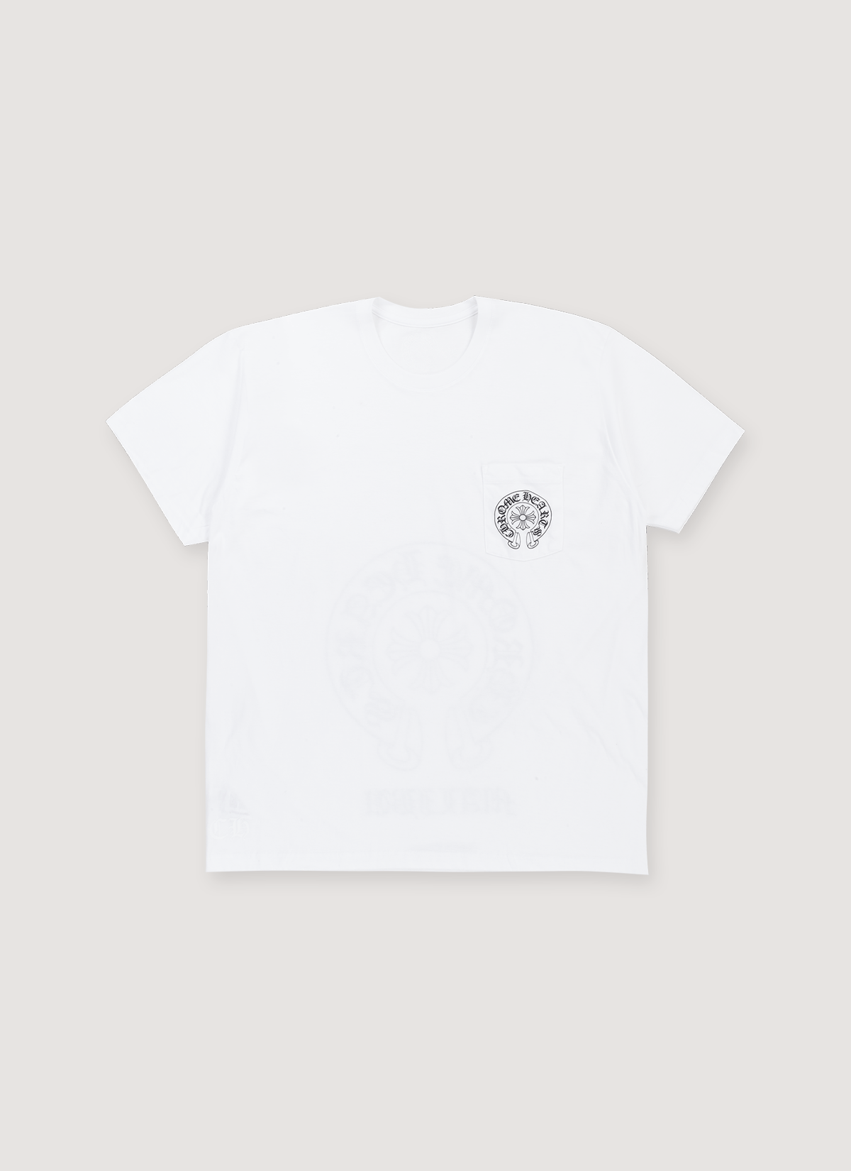 Chrome Hearts Malibu Horseshoe Tee White Size US XXL / EU 58 / 5 - 1 Thumbnail