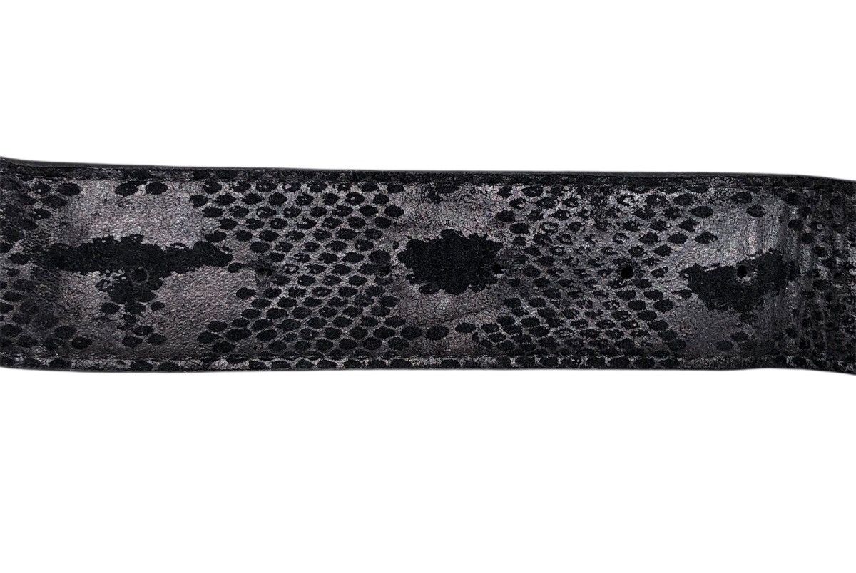 Sex Pot ReVeNGe Sex Pot Skull Buckle Snake Skin Belt Bondage Style Size ONE SIZE - 10 Thumbnail