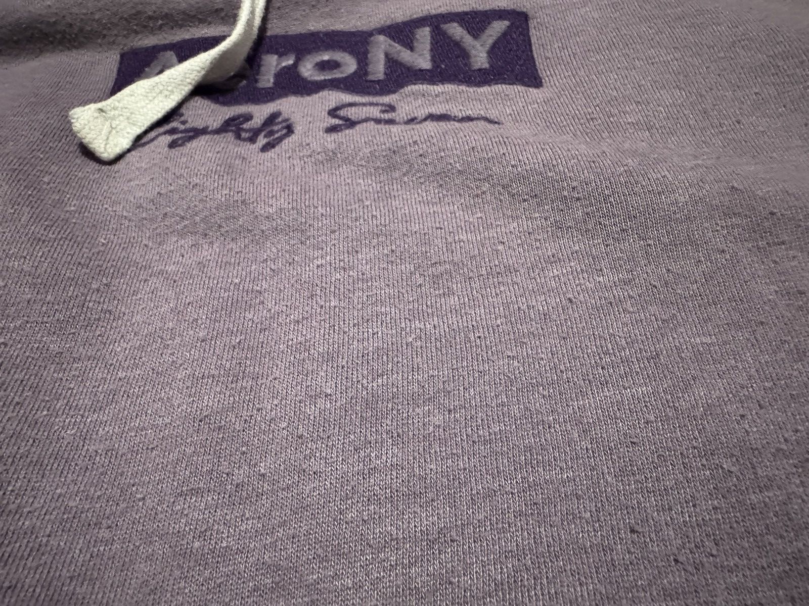 Aeropostale Womens Small Embroidered Purple Aeropostale Hoodie Sweater Size S / US 4 / IT 40 - 5 Thumbnail
