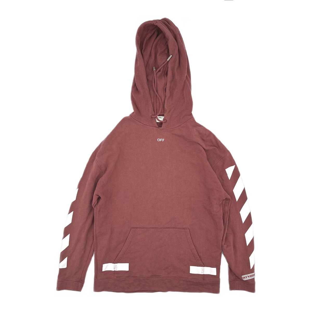 Off-White OFF-WHITE Diag Helvetica Over Hoodie Size US XS / EU 42 / 0 - 1 Thumbnail