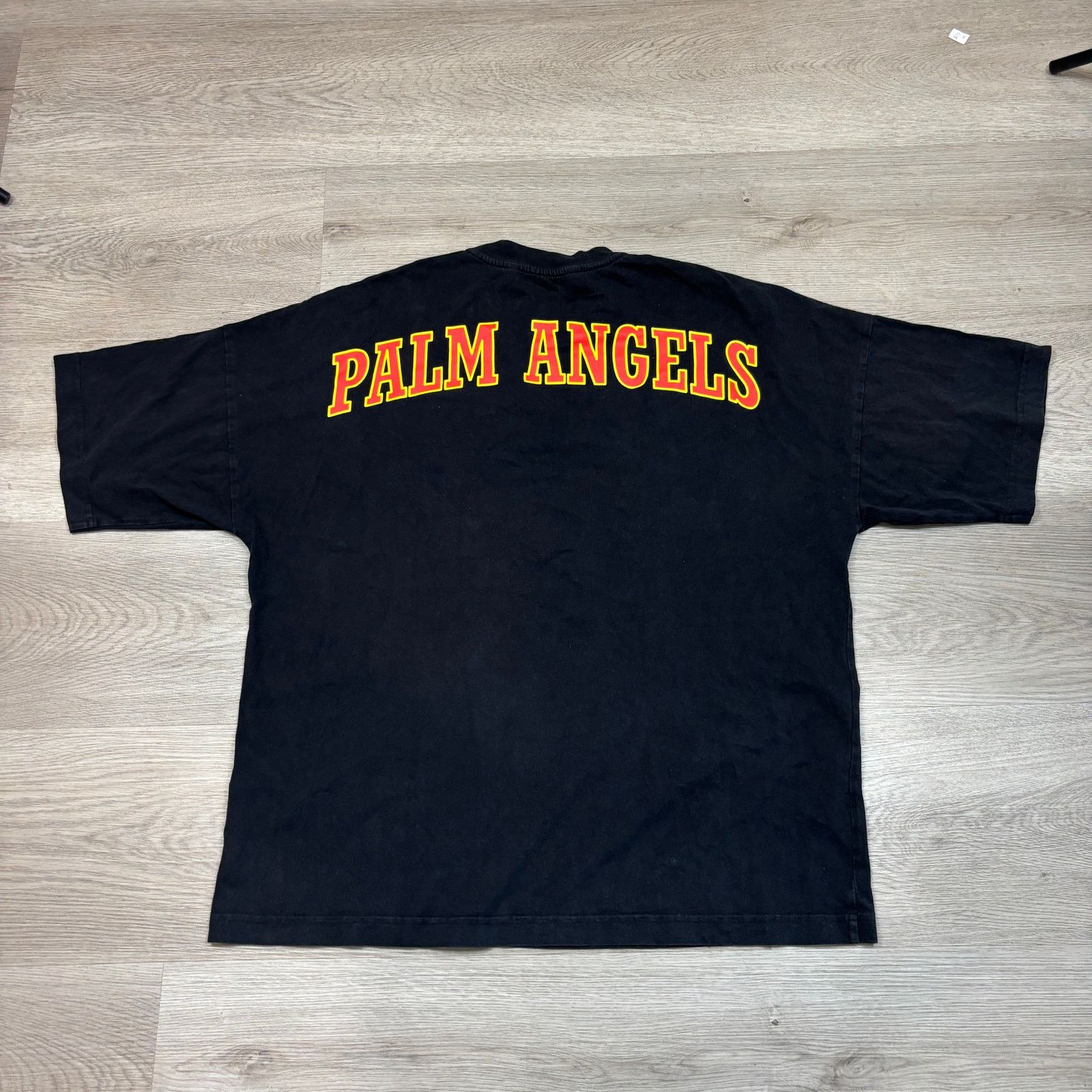 Palm Angels Rare Palm Angels Faded Big Teddy Logo Oversized Shirt Large Size US L / EU 52-54 / 3 - 3 Thumbnail