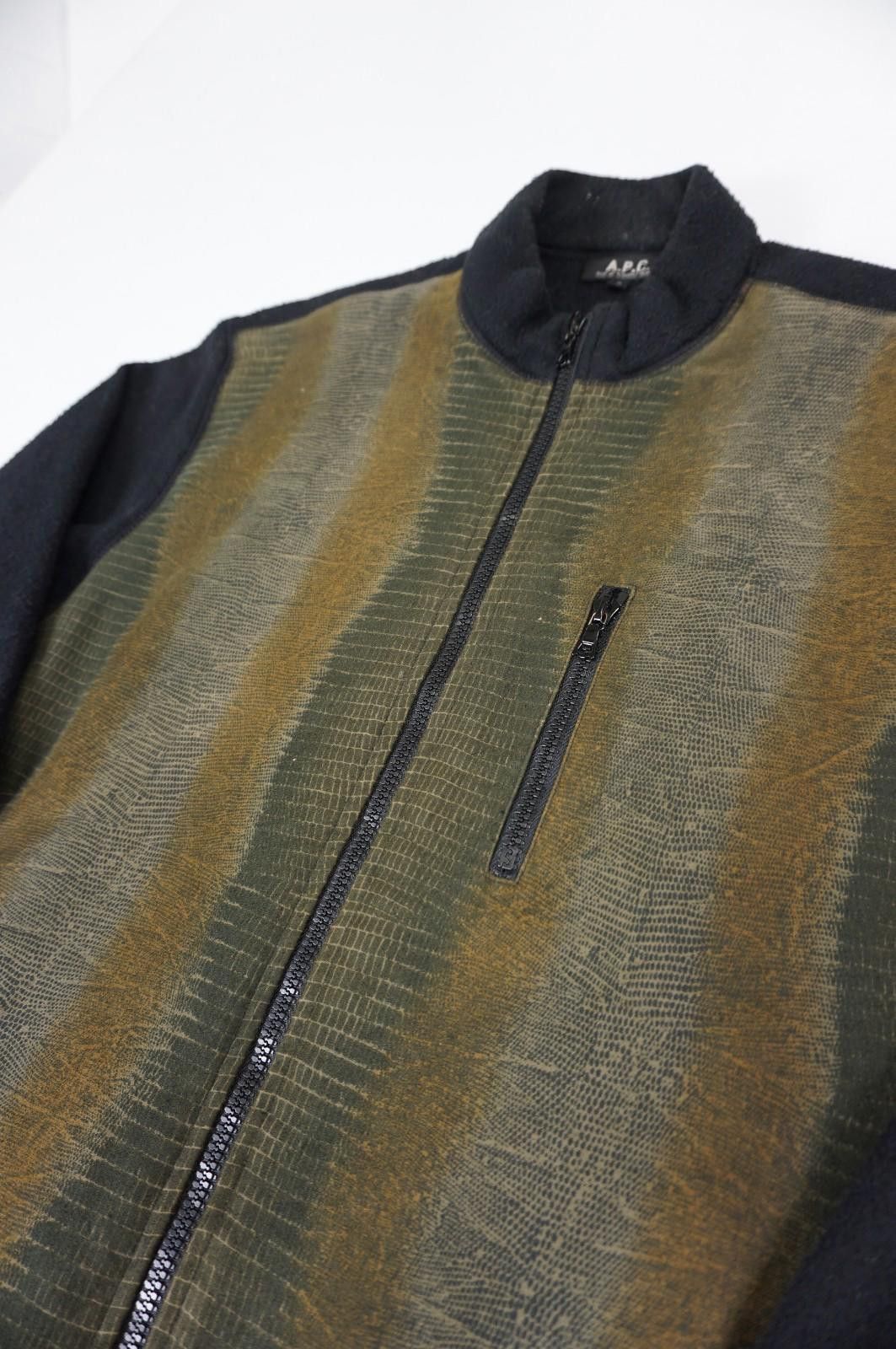 A.P.C. A.P.C. Mens Wool Contrast Zip Jacket c.2000–2003 Size M / US 6-8 / IT 42-44 - 6 Thumbnail