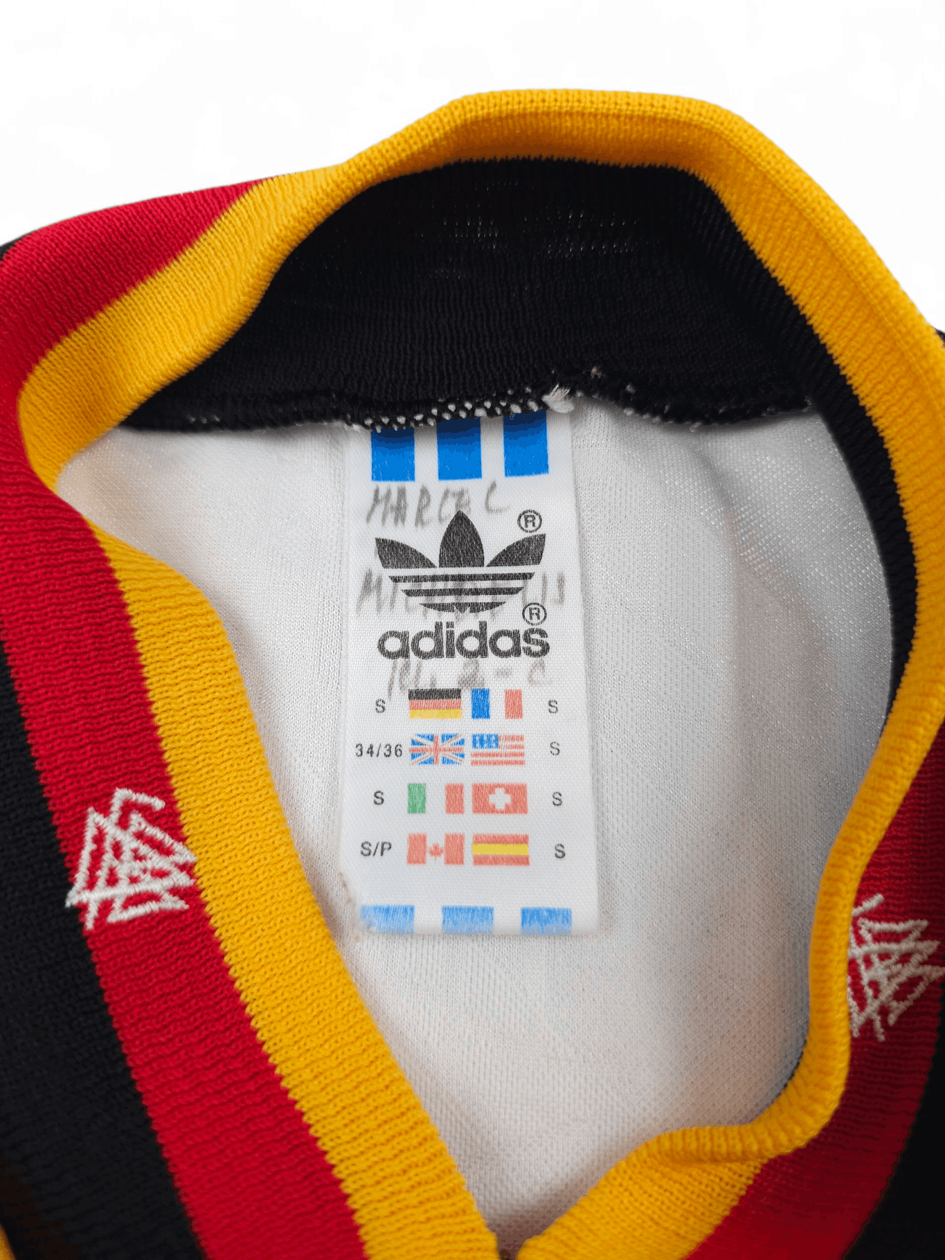 Adidas 💎 Vintage 1994-1996 Adidas Germany Home Soccer Jersey Size US S / EU 44-46 / 1 - 8 Thumbnail
