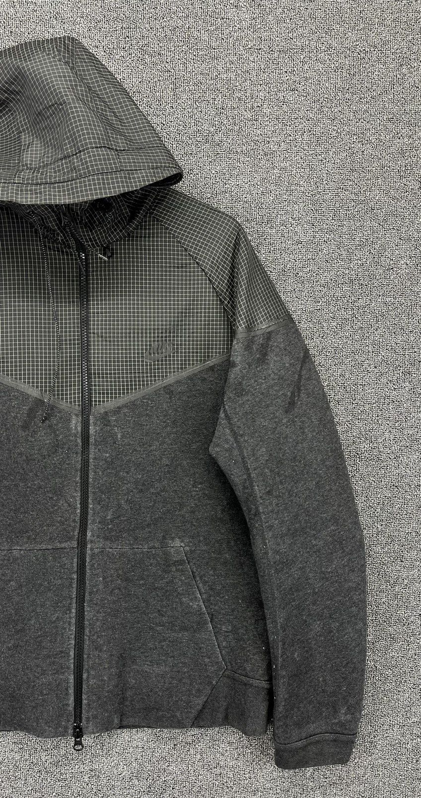 Nike × Vintage Nike Supreme Style Hoodie Zip Up Jacket Size US L / EU 52-54 / 3 - 4 Thumbnail