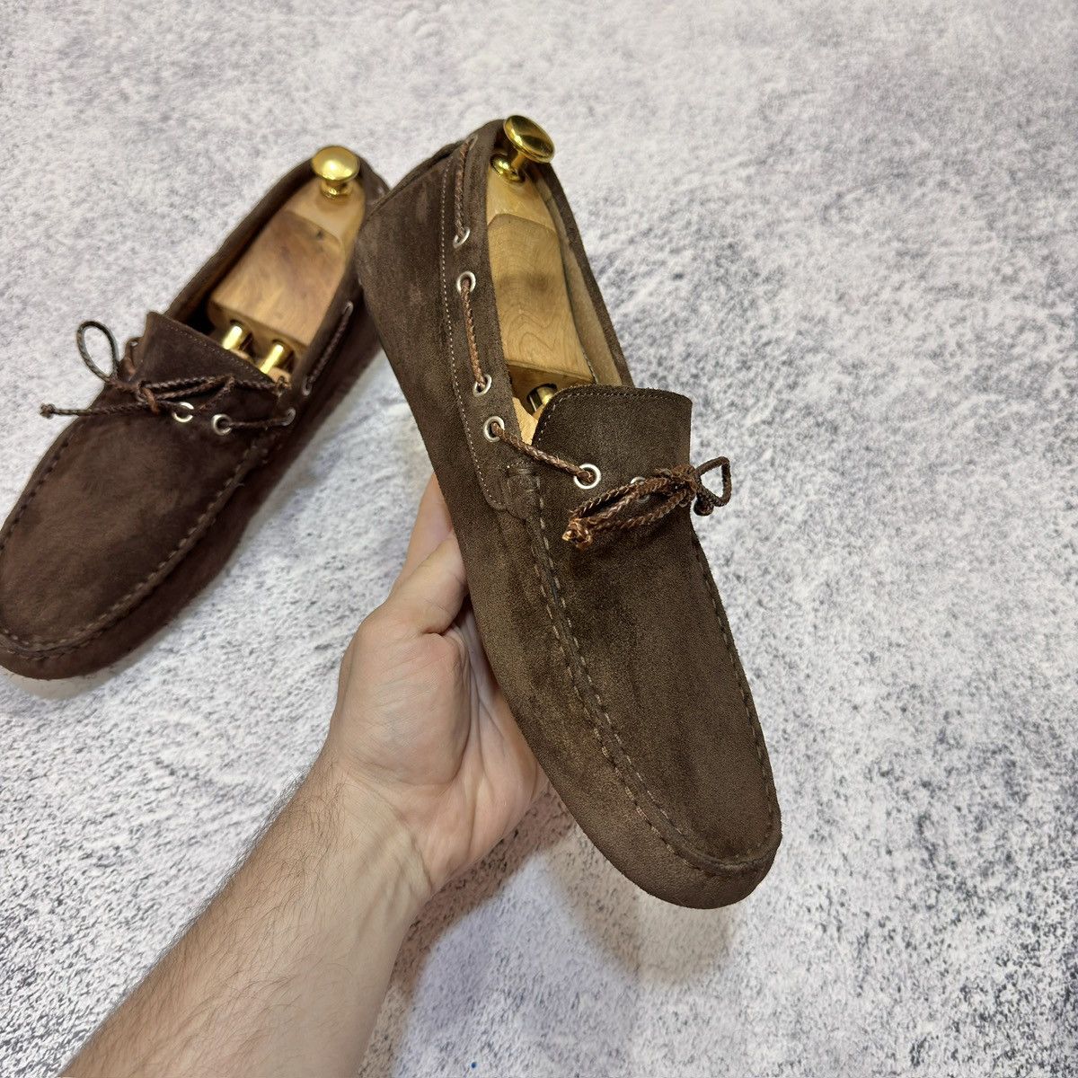 Florsheim Florsheim Mens Brown Suede Mocassins US10.5 UK10 EU44 29cm Size US 10.5 / EU 43-44 - 6 Thumbnail