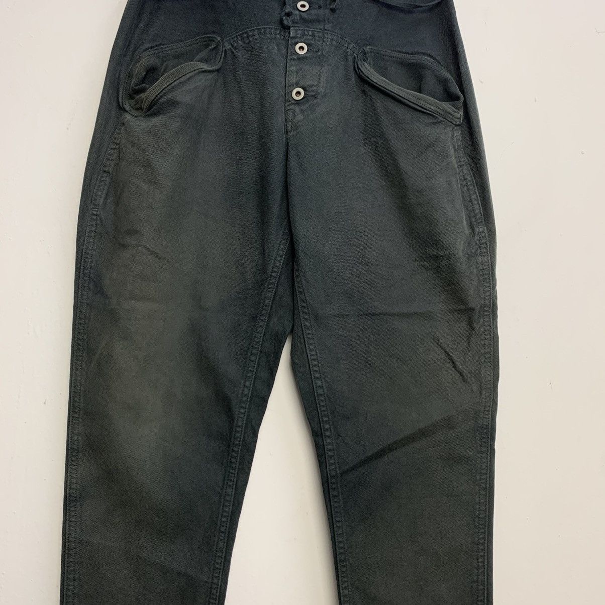 Kapital Kapital EK-169 Faded HighRise Tapered Hybrid Sweatpants jean Size US 29 - 4 Thumbnail
