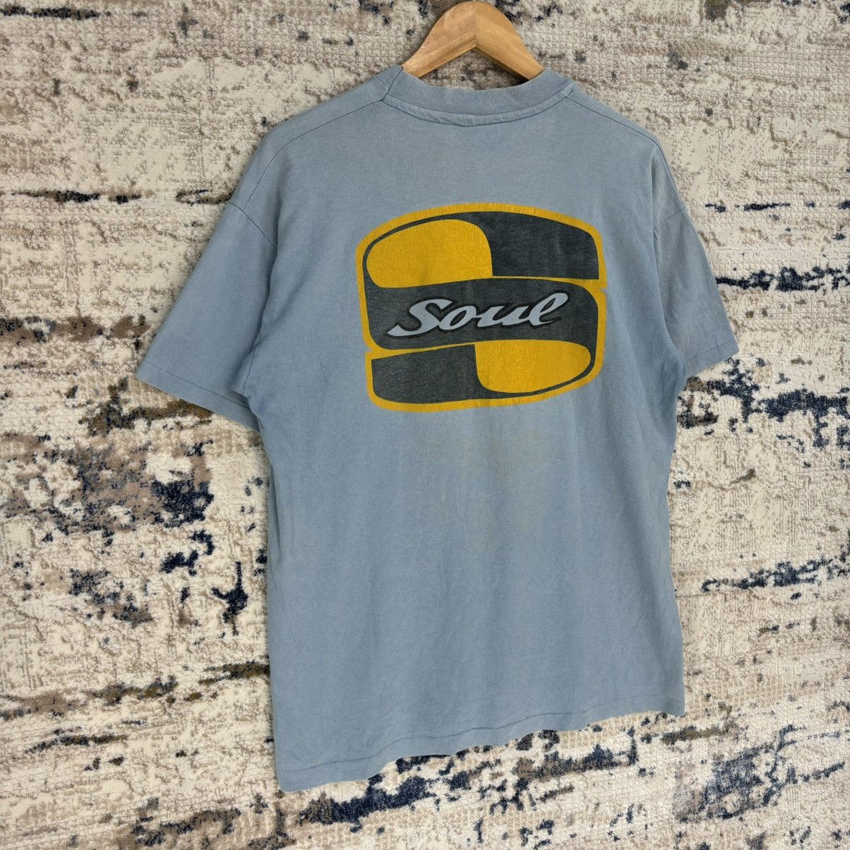 Triple 5 Soul × Vintage Vintage 90s Soul Big Logo Single Stitches T-shirt Size US L / EU 52-54 / 3 - 6 Thumbnail