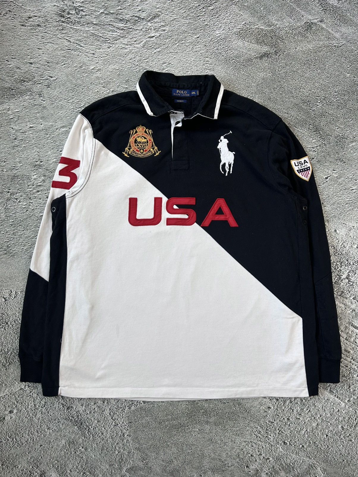 Ralph Lauren Chief Keef Polo Ralph Lauren longsleeve big pony USA Black Size US XXL / EU 58 / 5 - 1 Thumbnail