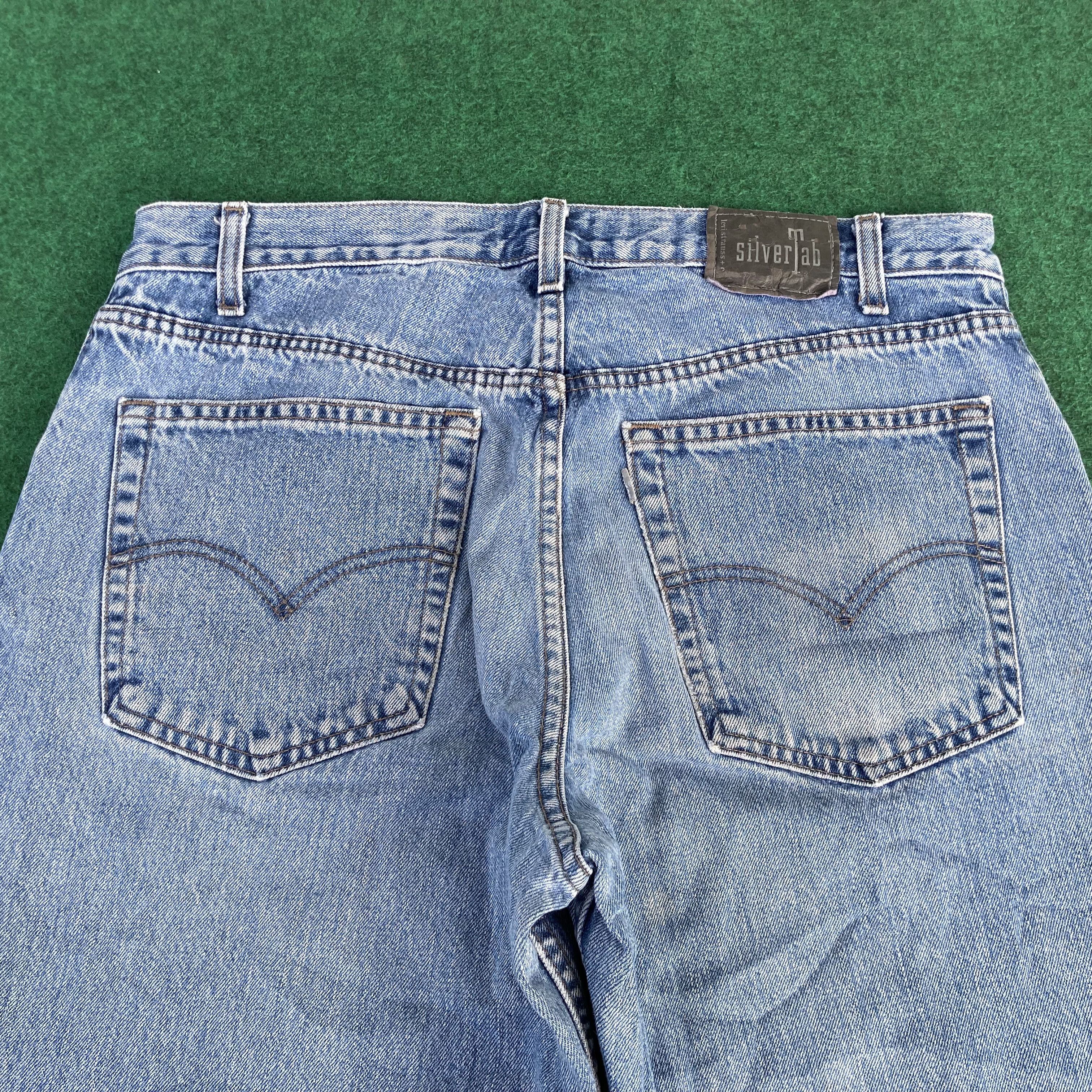 Levi's 36x36 Vtg Levis Silvertab Baggy 90s Jeans Size US 36 / EU 52 - 11 Thumbnail