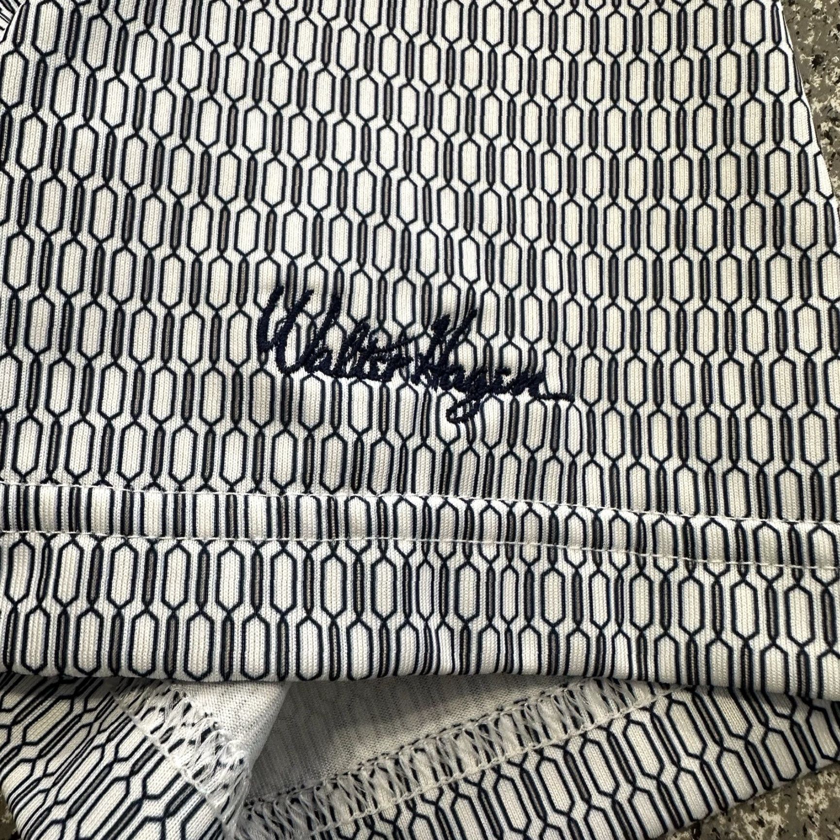 Vintage Nike Walter Hagen Polo Shirt Mens L Geometric Short Sleeve Collared Polyester Spandex Stretch Size US L / EU 52-54 / 3 - 6 Thumbnail