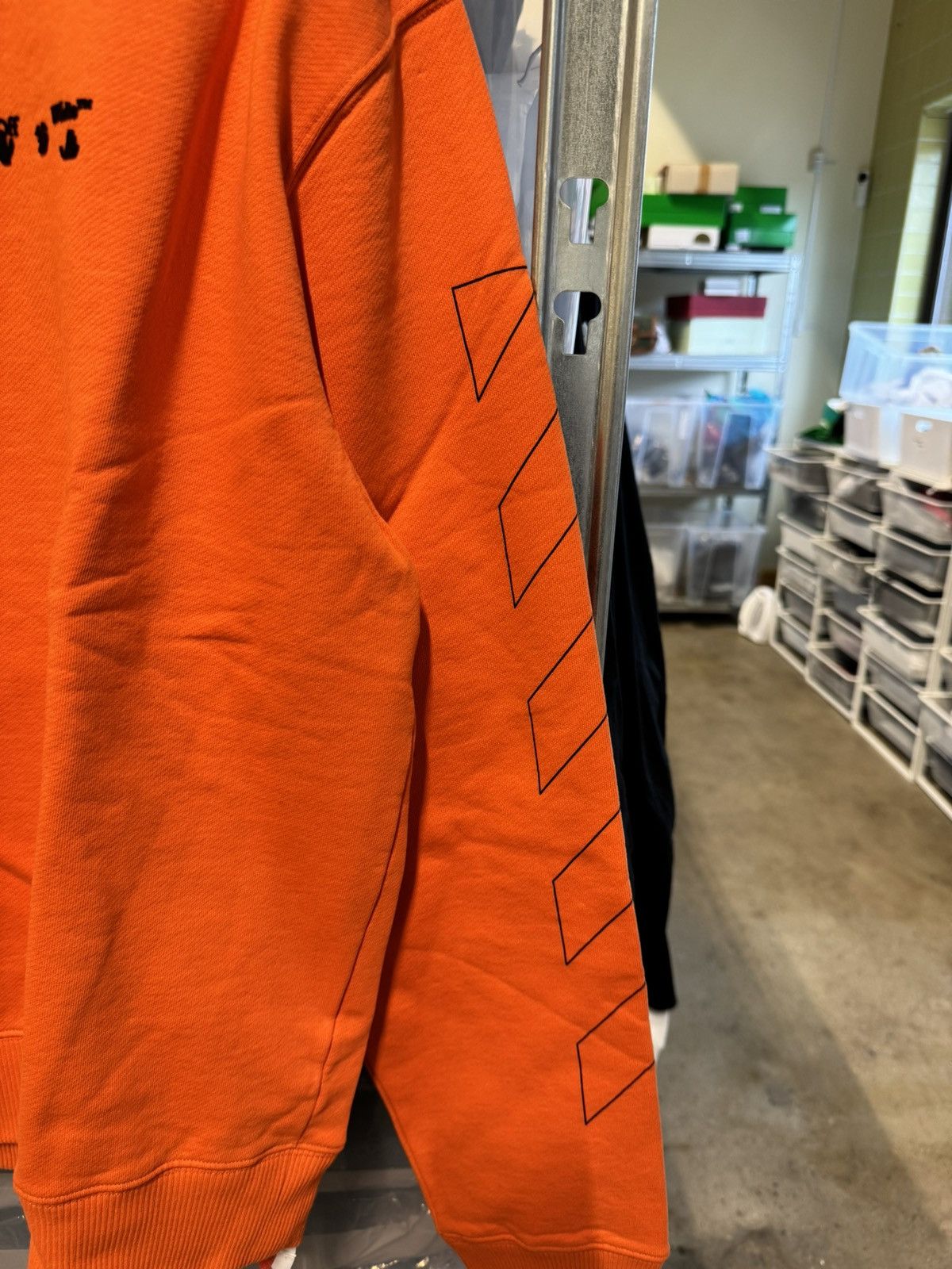 Off-White Off-White Diag Printed Sweatshirt NEW 700$ Size US XXL / EU 58 / 5 - 2 Thumbnail