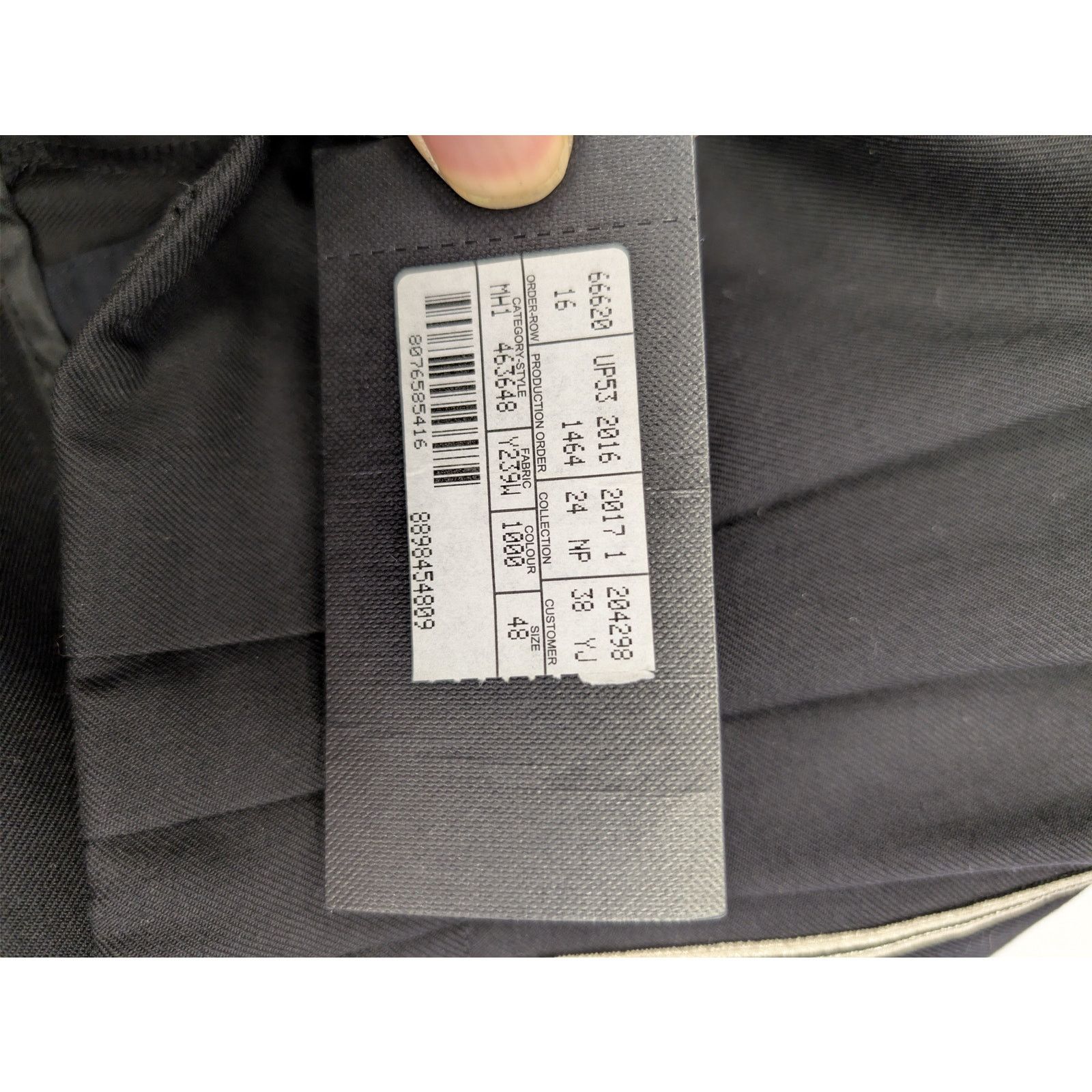 Saint Laurent Paris o1rshd1 CC20 Slacks Pants in Black Size US 32 / EU 48 - 15 Thumbnail