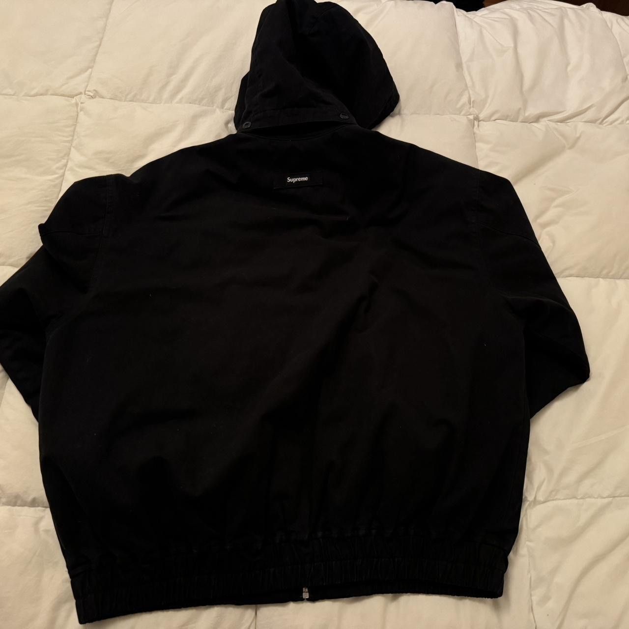 Supreme leather collar utility jacket fw23 | Grailed