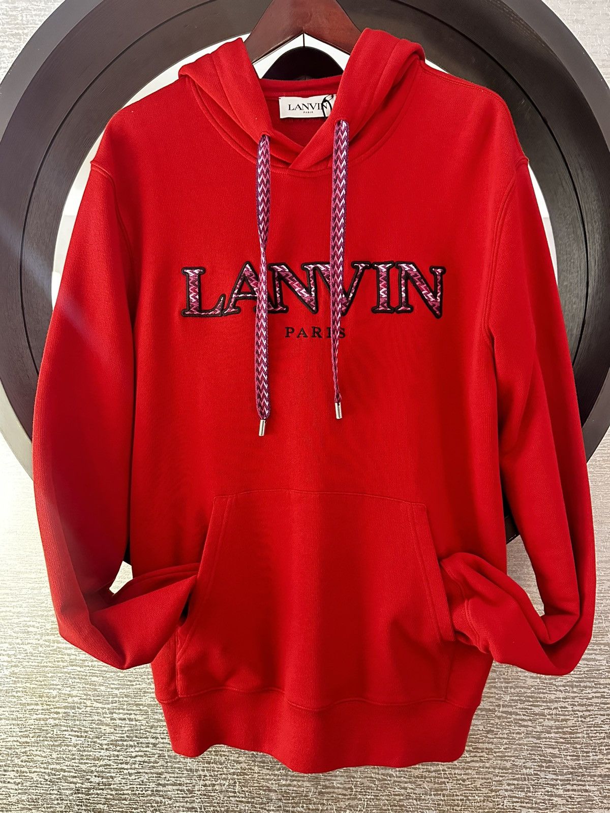 Lanvin Lanvin Curb Embroidered Hoodie Size US M / EU 48-50 / 2 - 11 Thumbnail