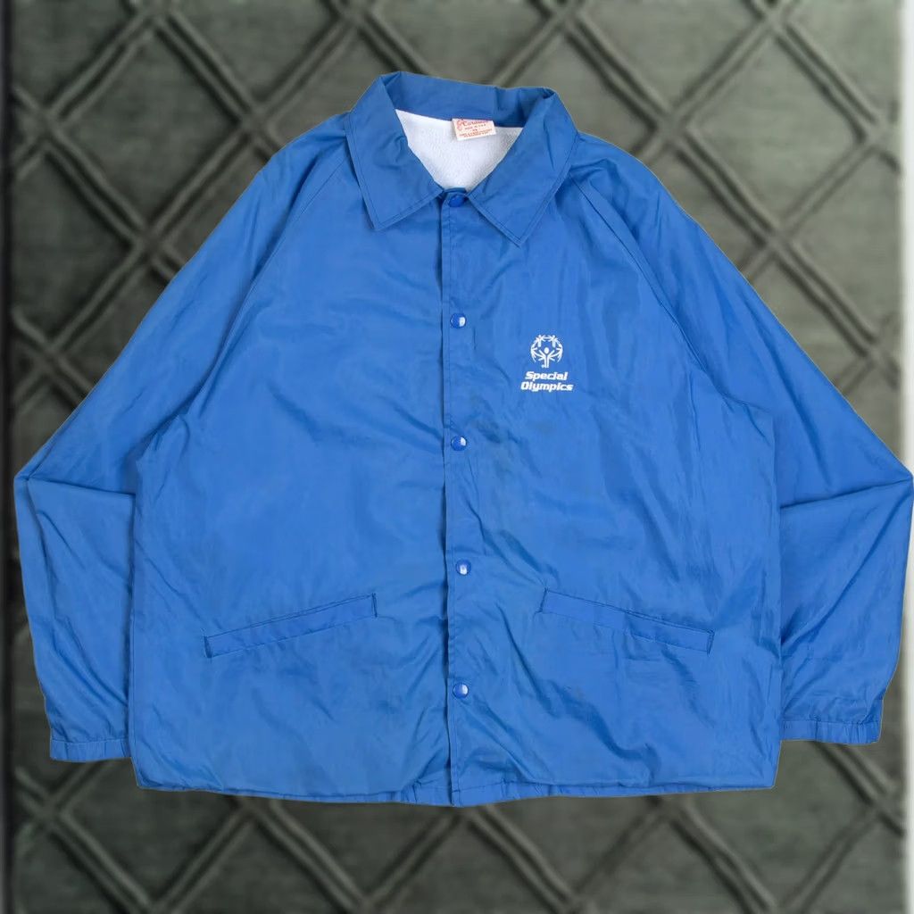 Coach Cardinal Vintage 1990s Windbreaker Jacket X-Large Men's Dark Blue USA Made Size US XL / EU 56 / 4 - 1 Thumbnail