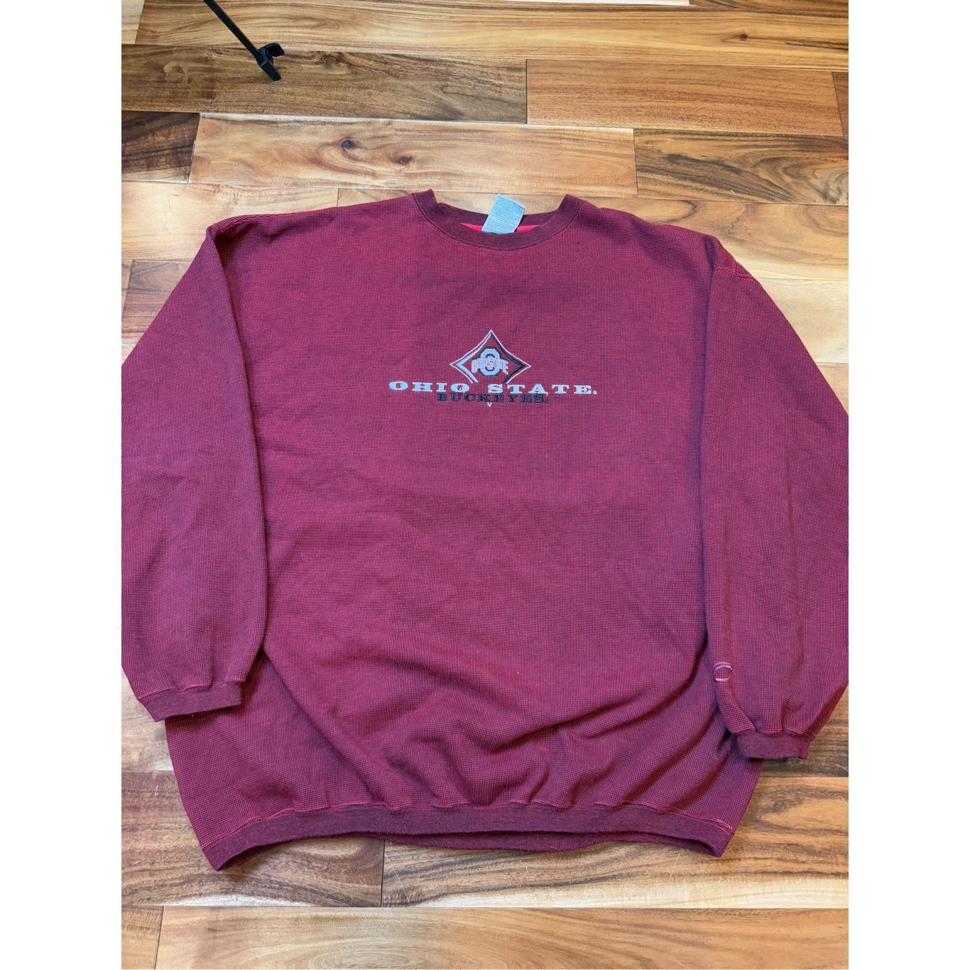 Vintage Size XXL- Y2K Ohio state Buckeyes OSU fire sweatshirt Crewneck red embroidered Size US XXL / EU 58 / 5 - 1 Thumbnail