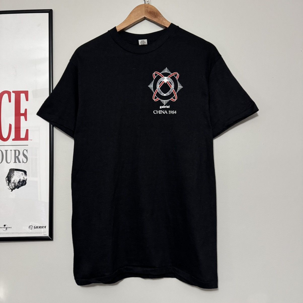 Band Tees × Vintage VINTAGE 1984 PETER GABRIEL CHINA TOUR RARE 80s BAND TEE Size US L / EU 52-54 / 3 - 1 Thumbnail