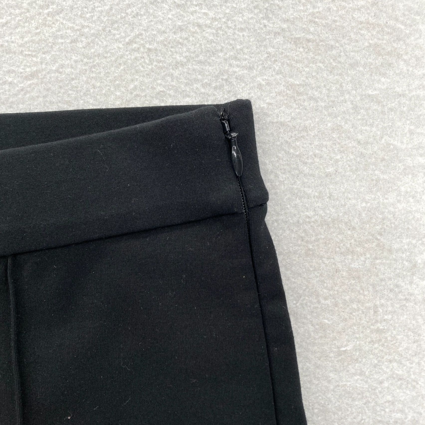 Loft LOFT Ponte Skinny Ankle Pants Women's 12 Black Stretch Nylon Blend Casual Preppy Size 24" / US 00 / IT 34 - 3 Thumbnail