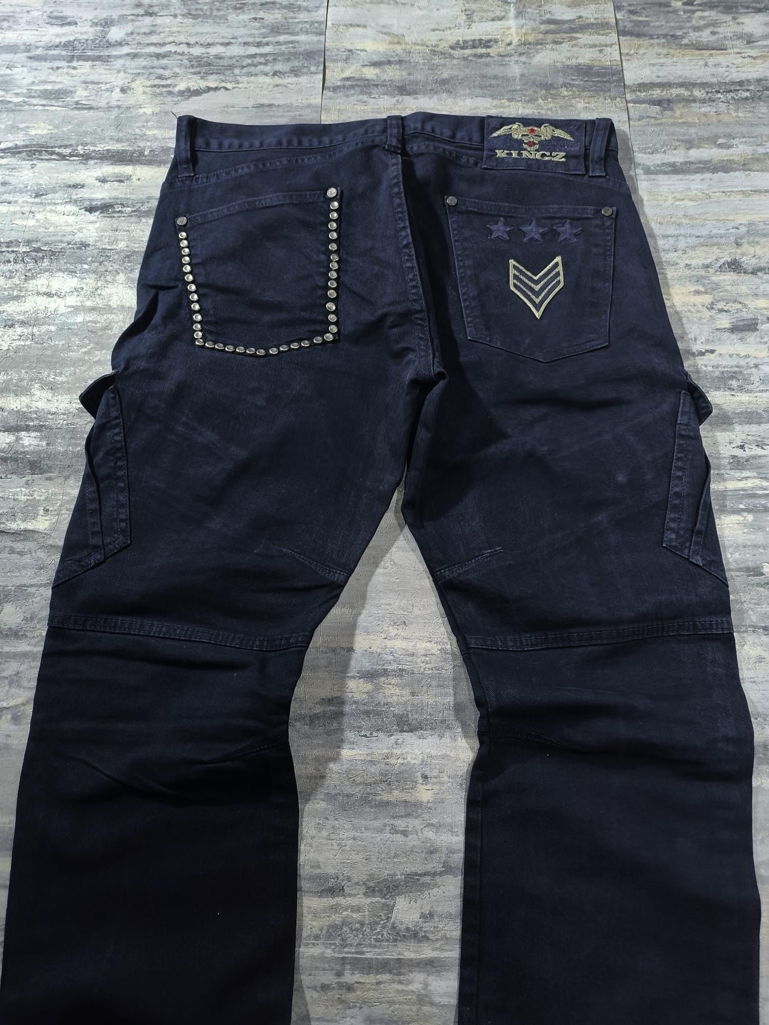 Other Studded Slimfit Hedi Slimane Number Nine Jeans Army Cargo Size US 34 / EU 50 - 6 Thumbnail