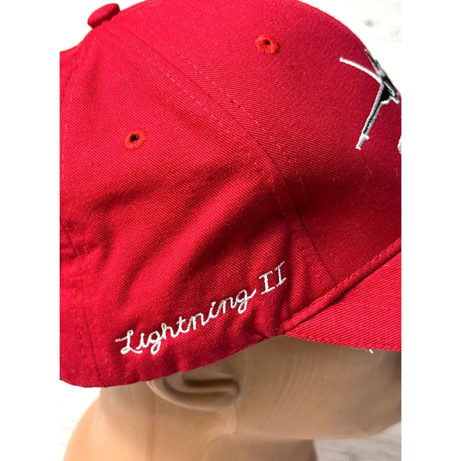 Vintage F35 Switzerland Flight Evaluation Payerne ab 2019 Red Baseball Cap Men One Size Cotton USA Shipping Cap aviation Size ONE SIZE - 7 Thumbnail