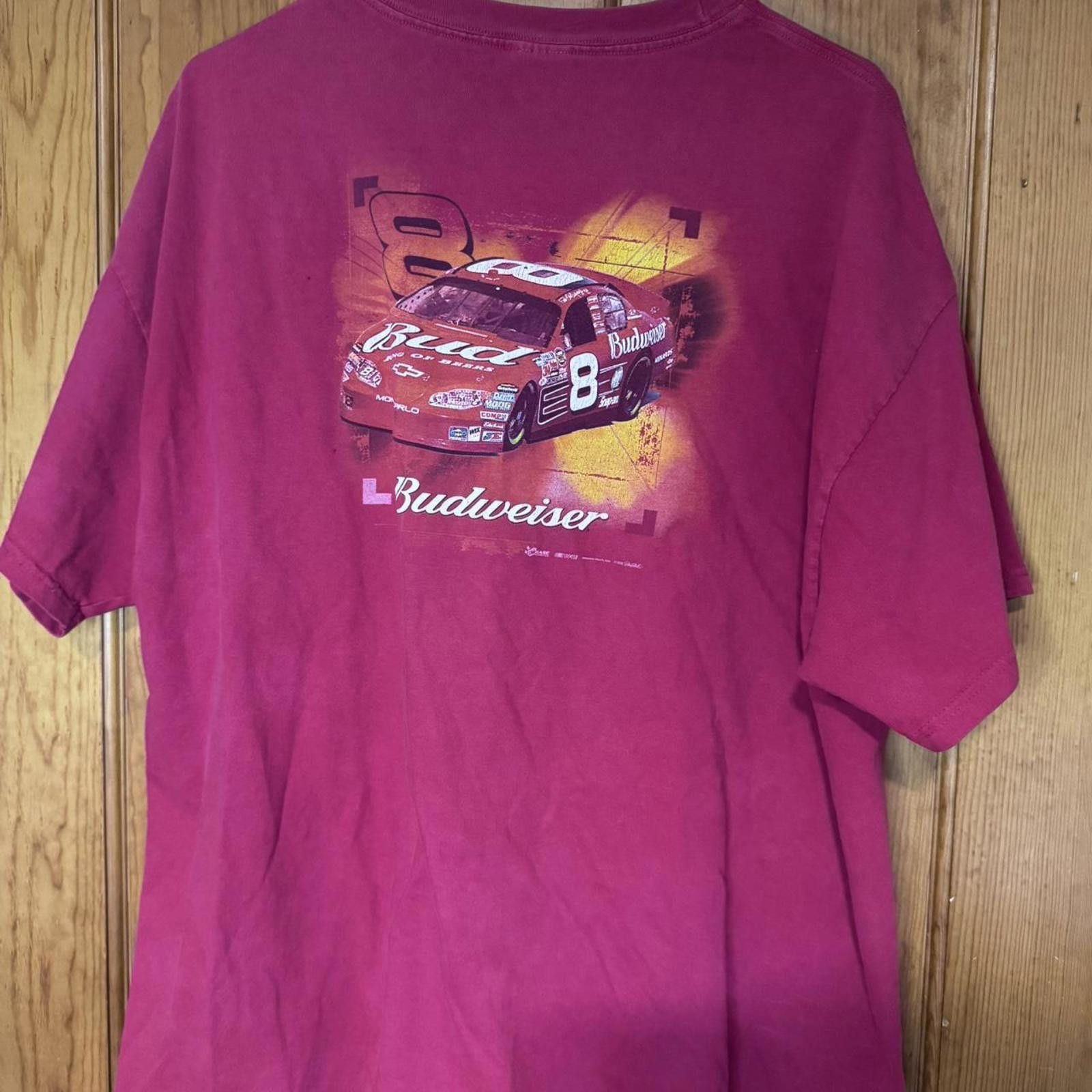 NASCAR NASCAR Dale Jr. Budweiser Racing Tee streetwear Size US XXL / EU 58 / 5 - 2 Thumbnail
