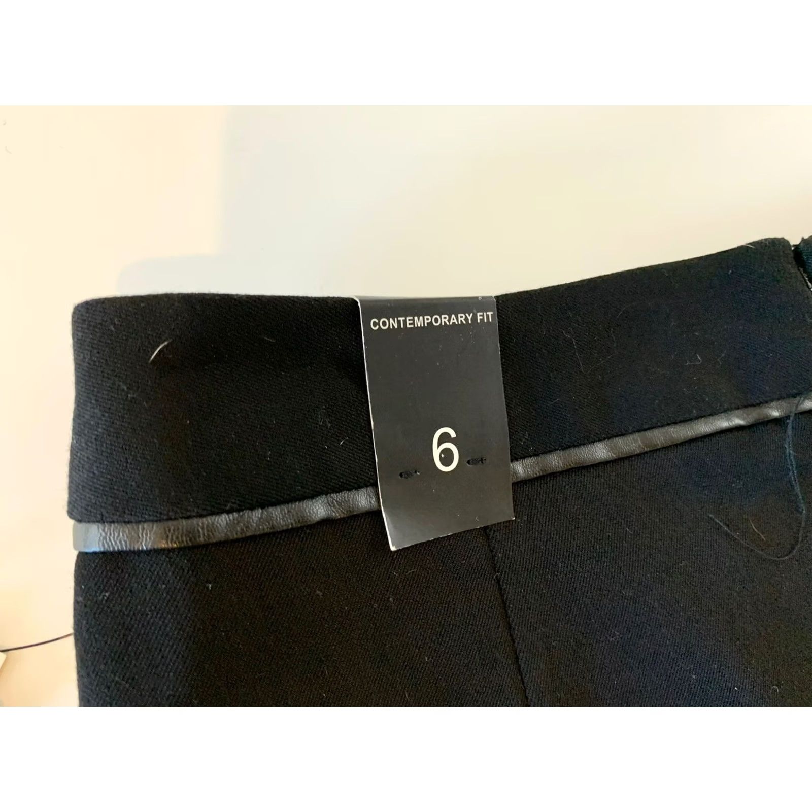 Vintage Amanda + Chelsea Black Stretch Pencil Skirt Women's Size 6 Knee Length NWT 6 Black Skirt Womens Mens Girls Boys Size 28" / US 6 / IT 42 - 7 Thumbnail