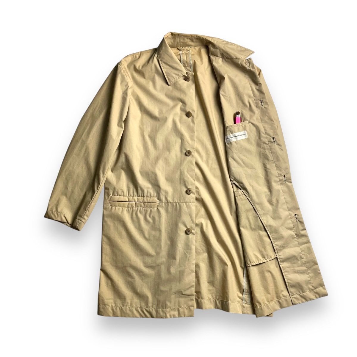 Andre Courreges × Courreges × Vintage COURREGES HOMME PARIS HIDDEN BUTTON UP LONG JACKET Size US L / EU 52-54 / 3 - 3 Thumbnail