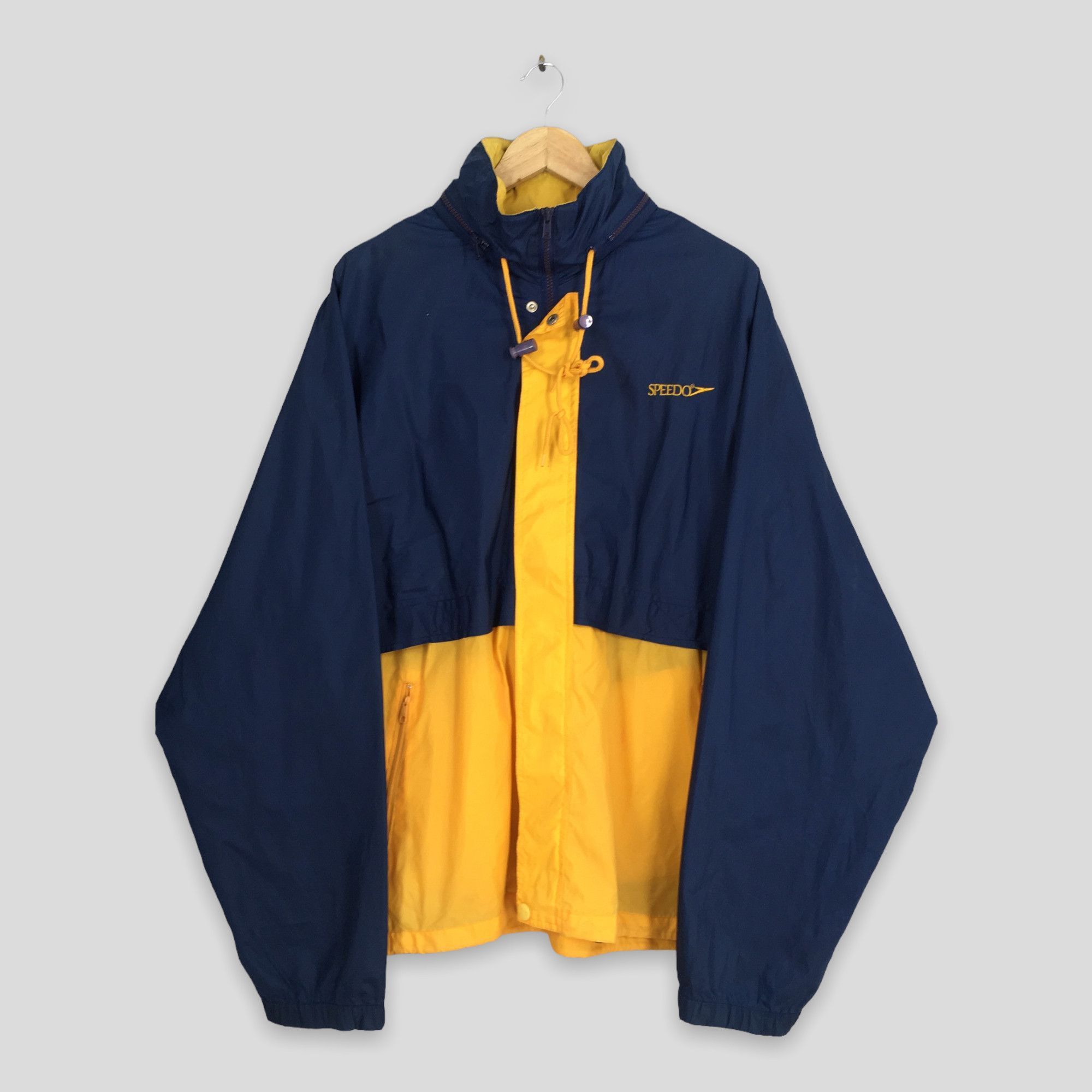 Speedo Vintage Speedo Usa Windbreaker Jacket Medium Size US M / EU 48-50 / 2 - 1 Thumbnail
