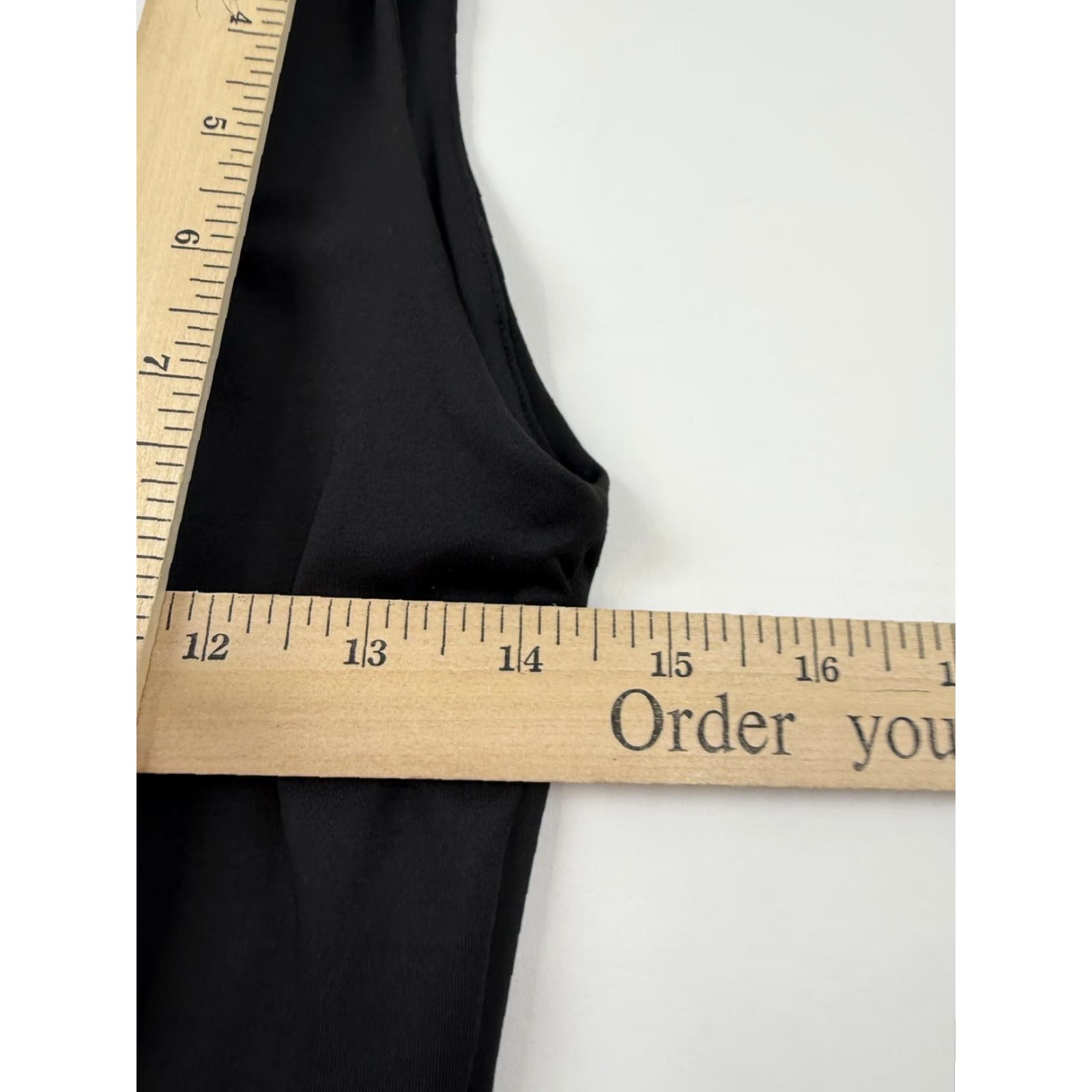 Vintage Reoria Bodysuit Womens Medium Black V Neck Sleeveless Shaping Snap Thong Size M / US 6-8 / IT 42-44 - 7 Thumbnail