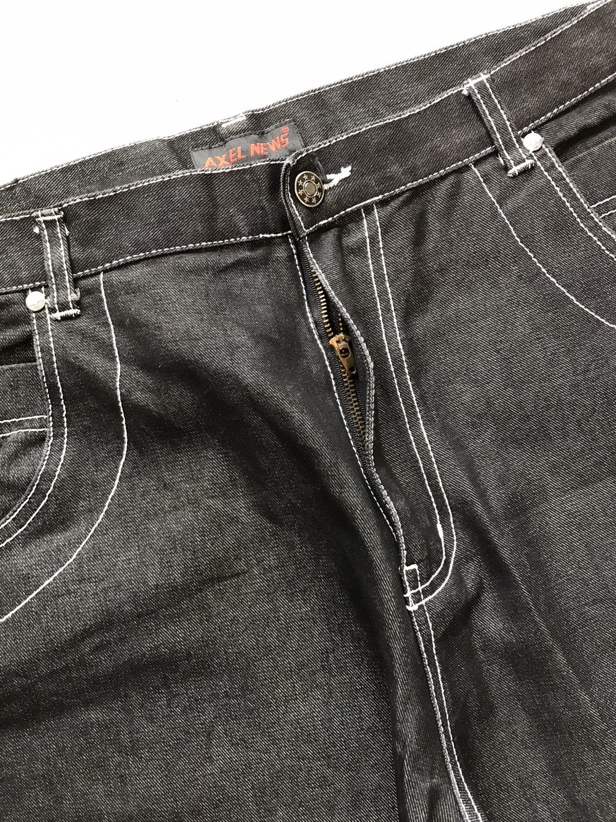 Vintage Vintage axel news big pocket crazy boy embroidered denim Size US 38 / EU 54 - 5 Thumbnail