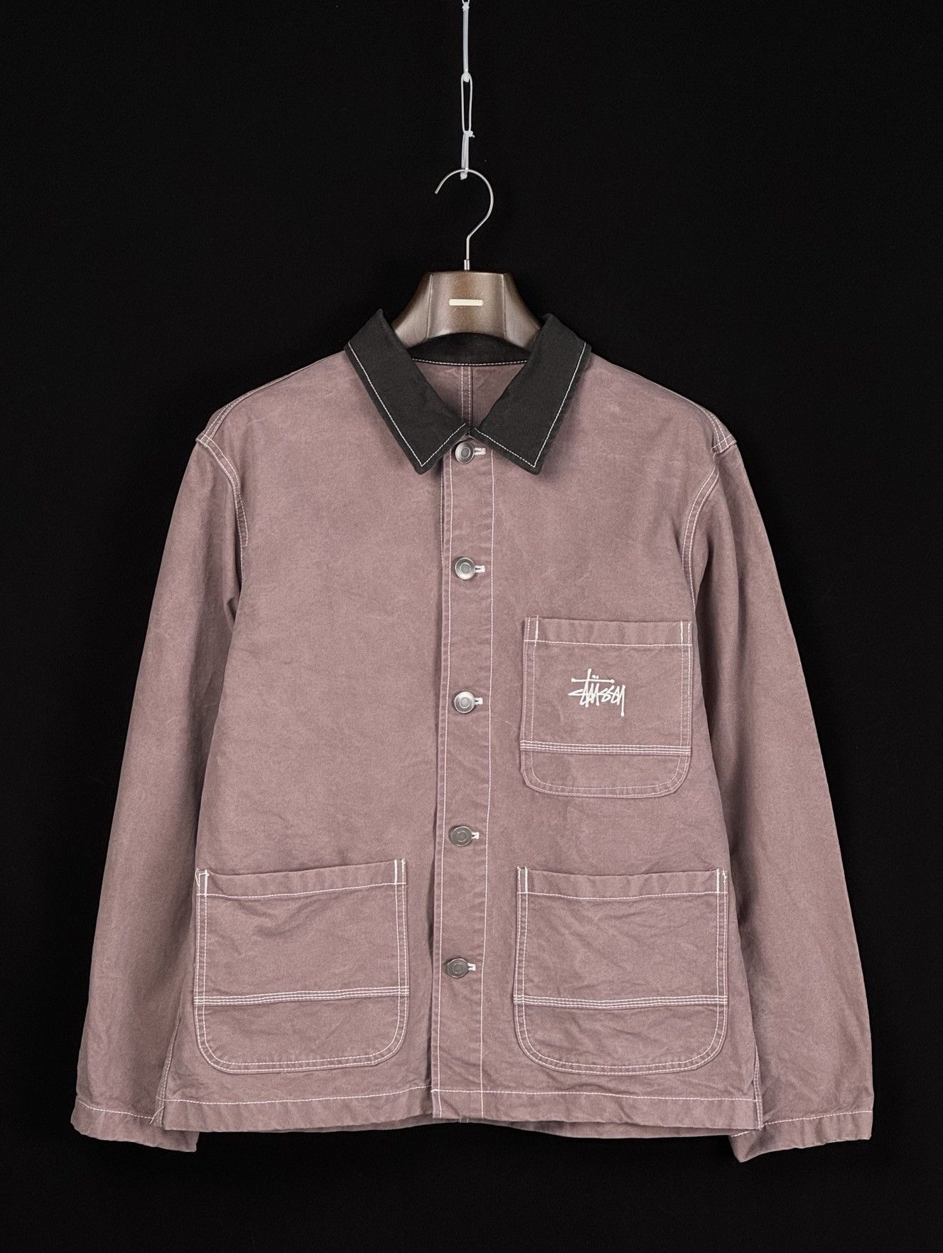 STUSSY Brushed Moleskin Chore Jacket Ｓ Stüssy - Brushed Moleskin Chore Jacket | HBX - Globally
